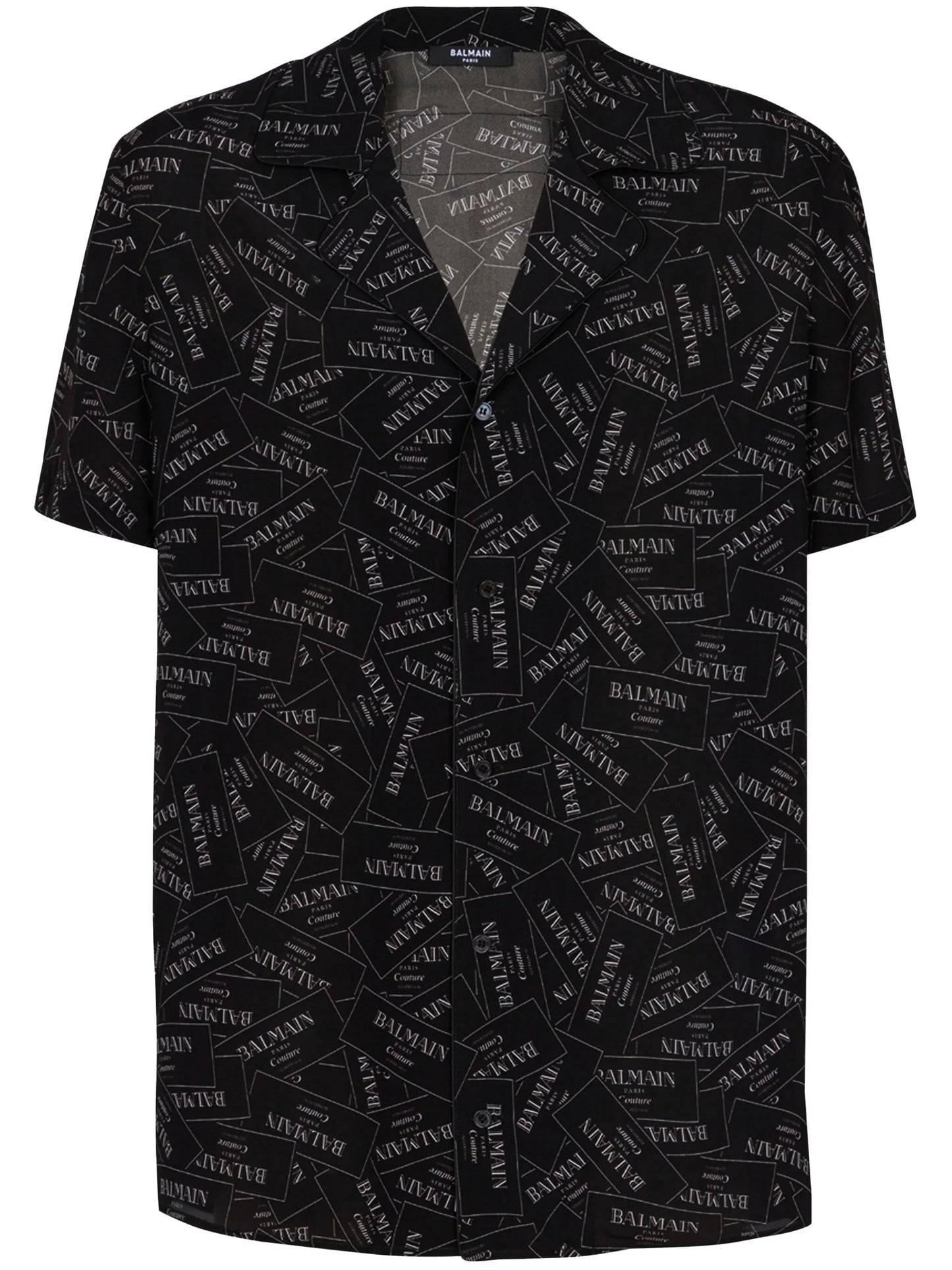 logo-print shirt