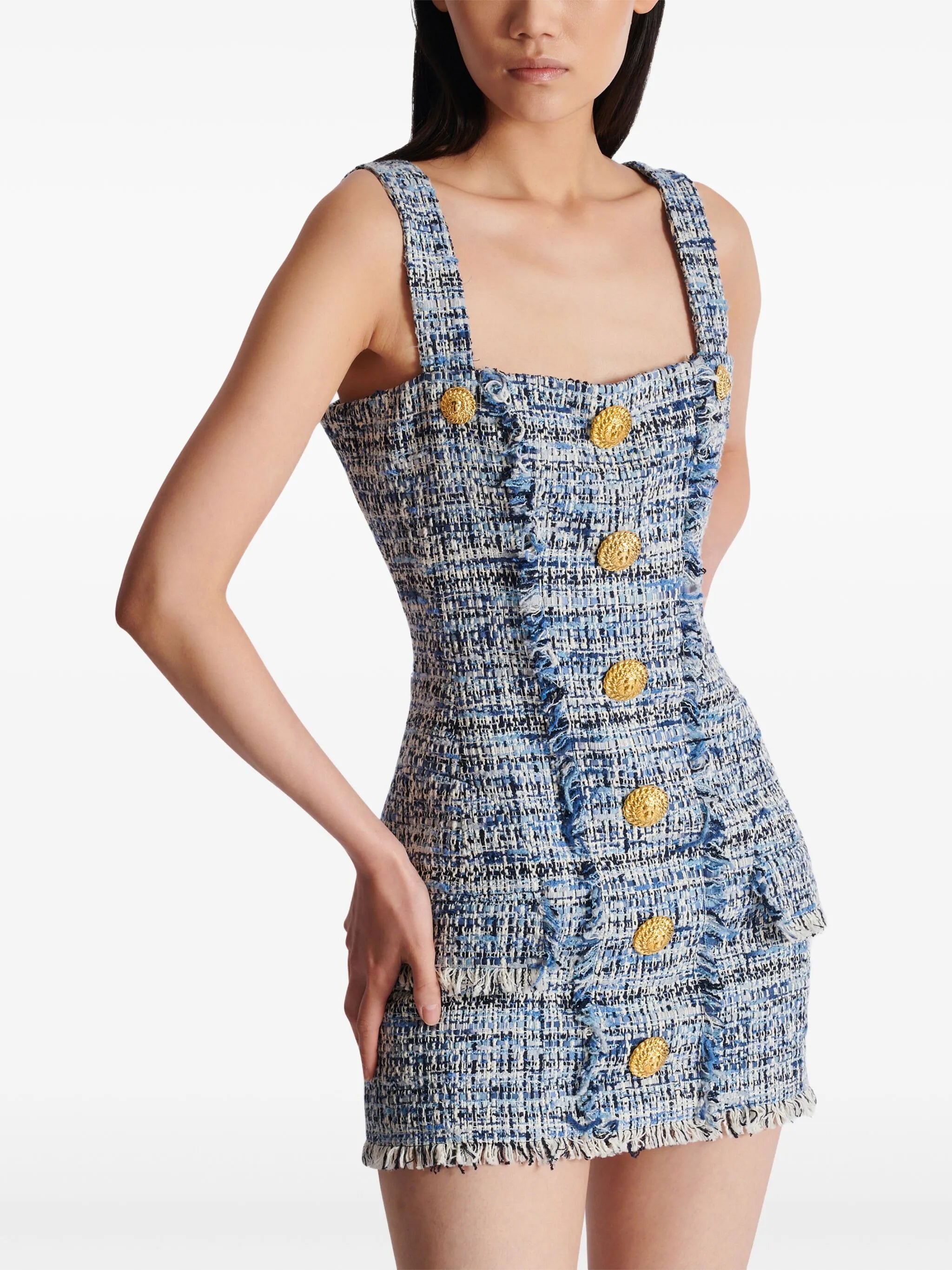tweed mini dress
