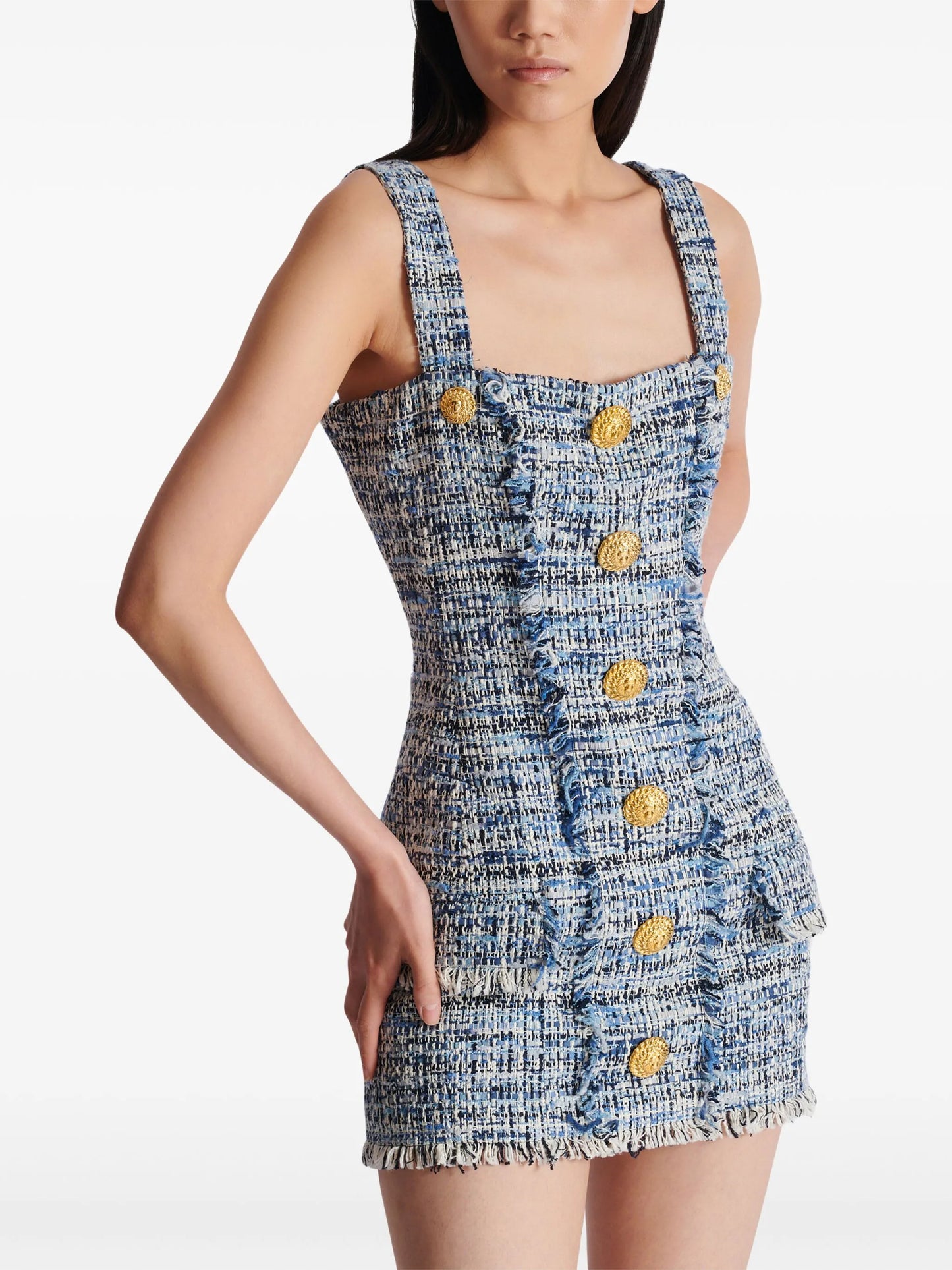 tweed mini dress
