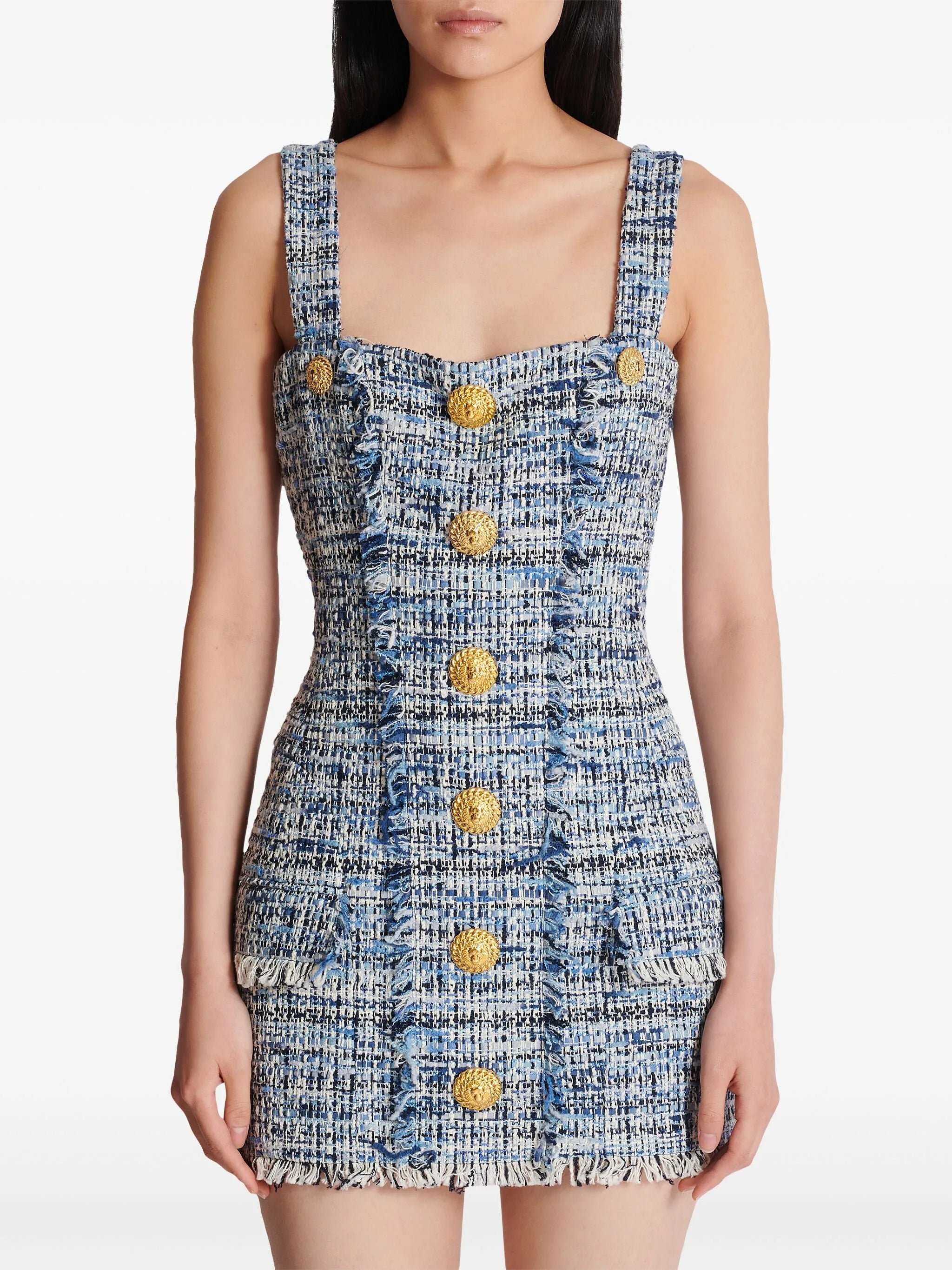 tweed mini dress
