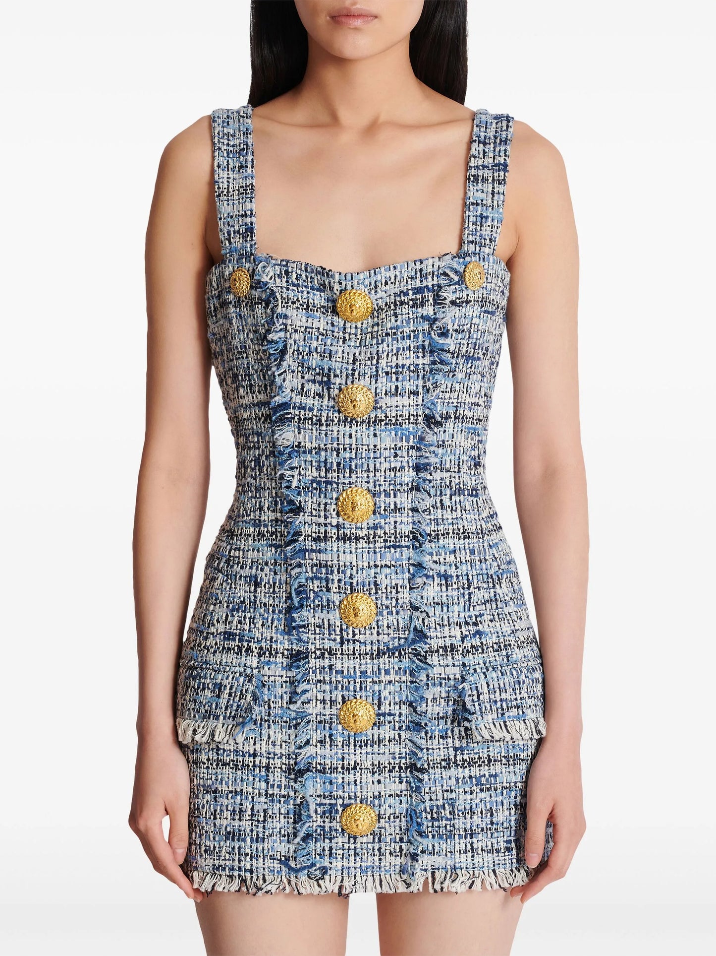tweed mini dress