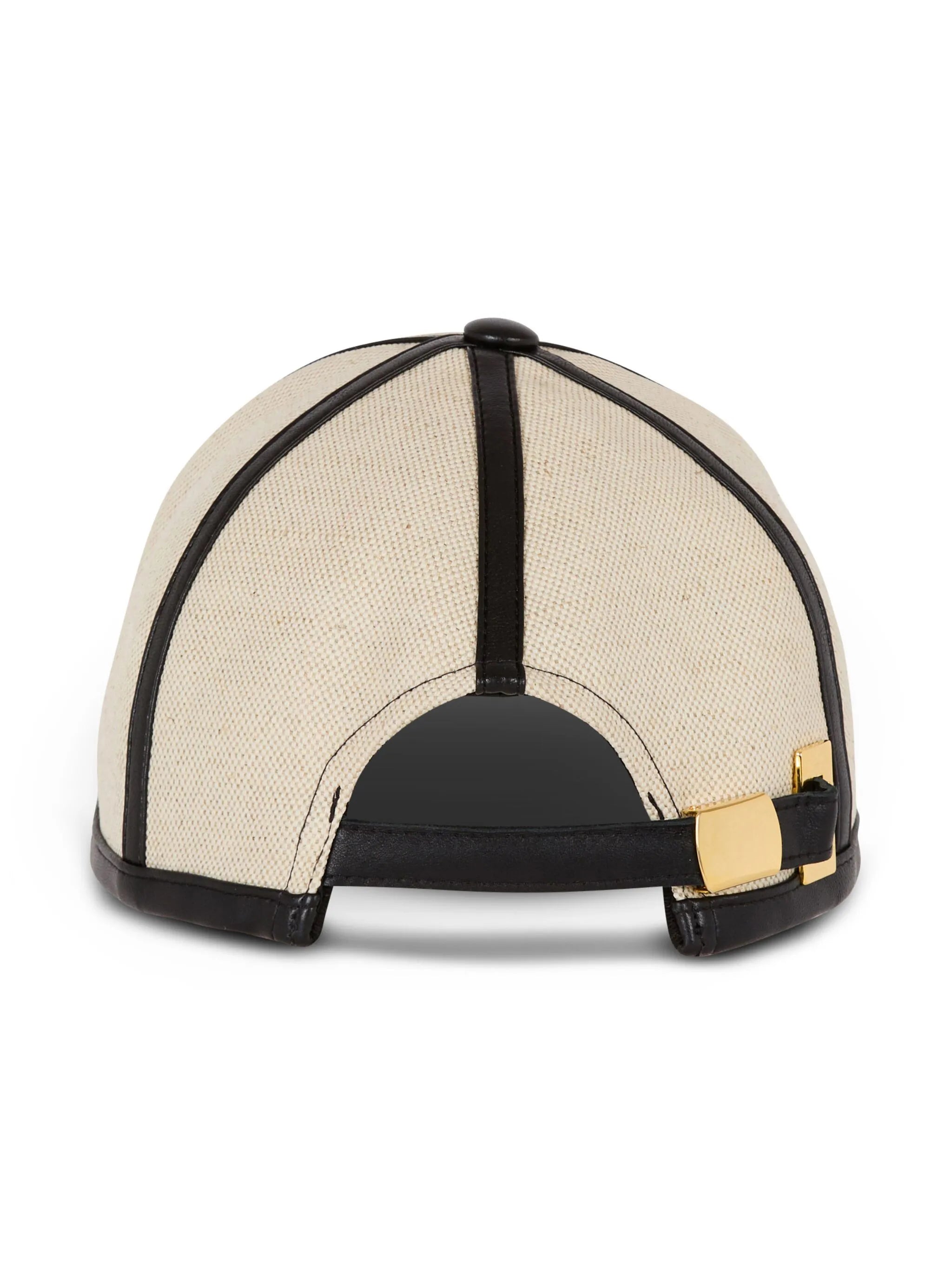logo patch canvas cap