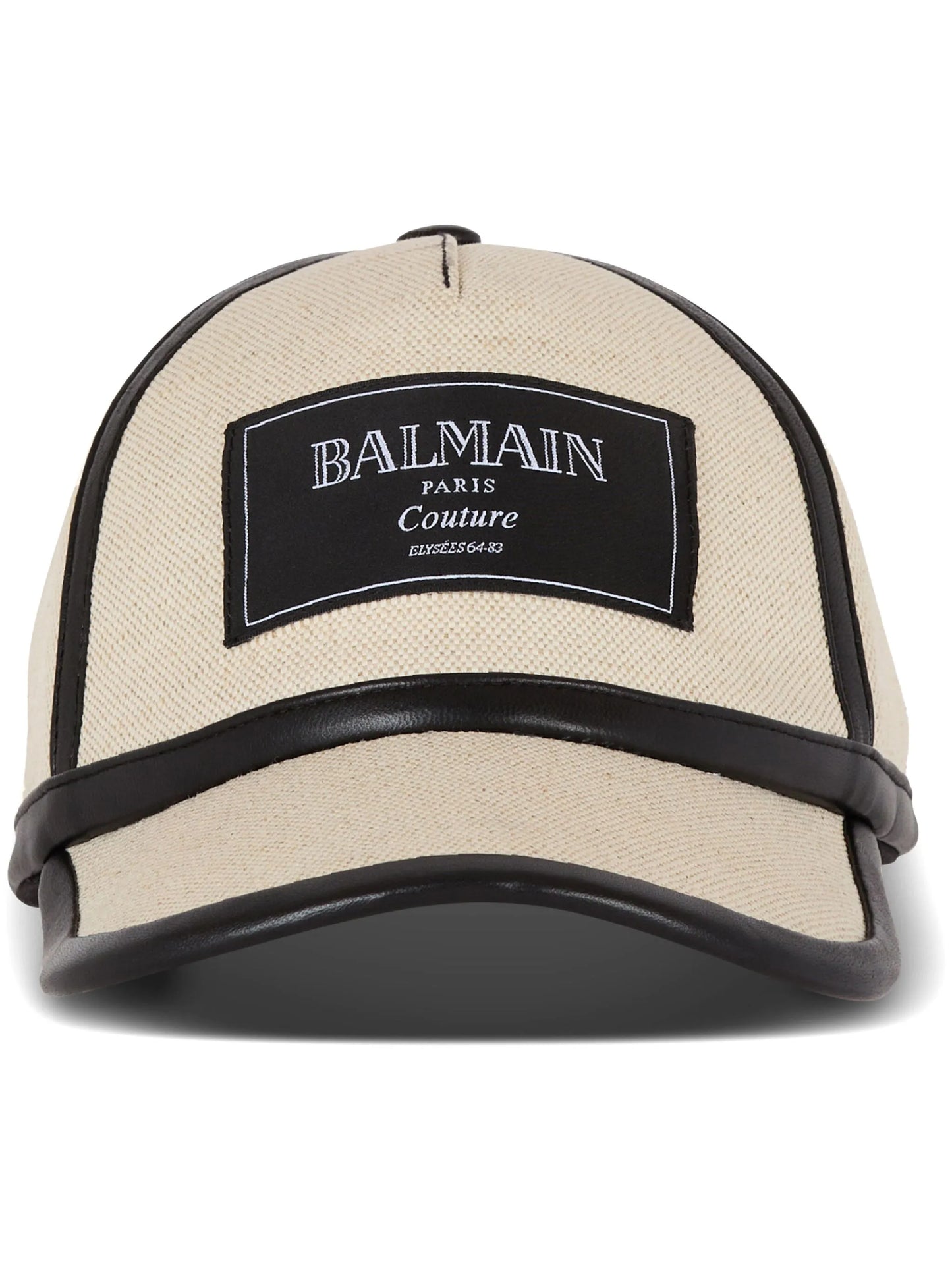 logo patch canvas cap