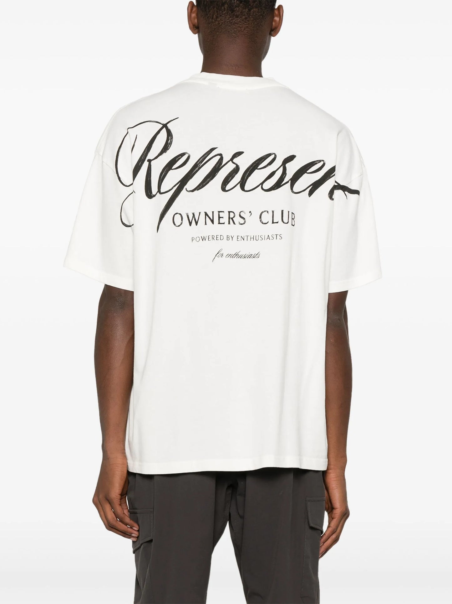 Owners Club script-print T-shirt