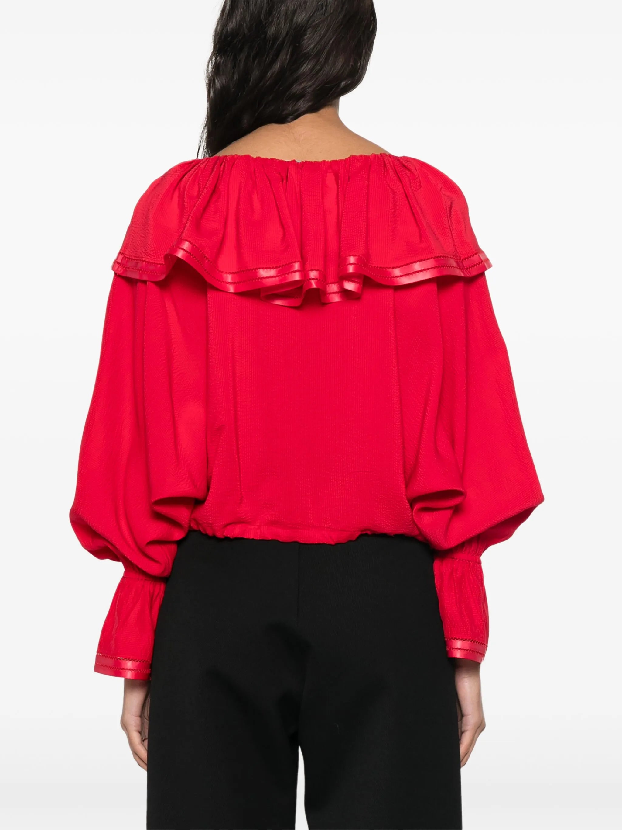 Claret blouse