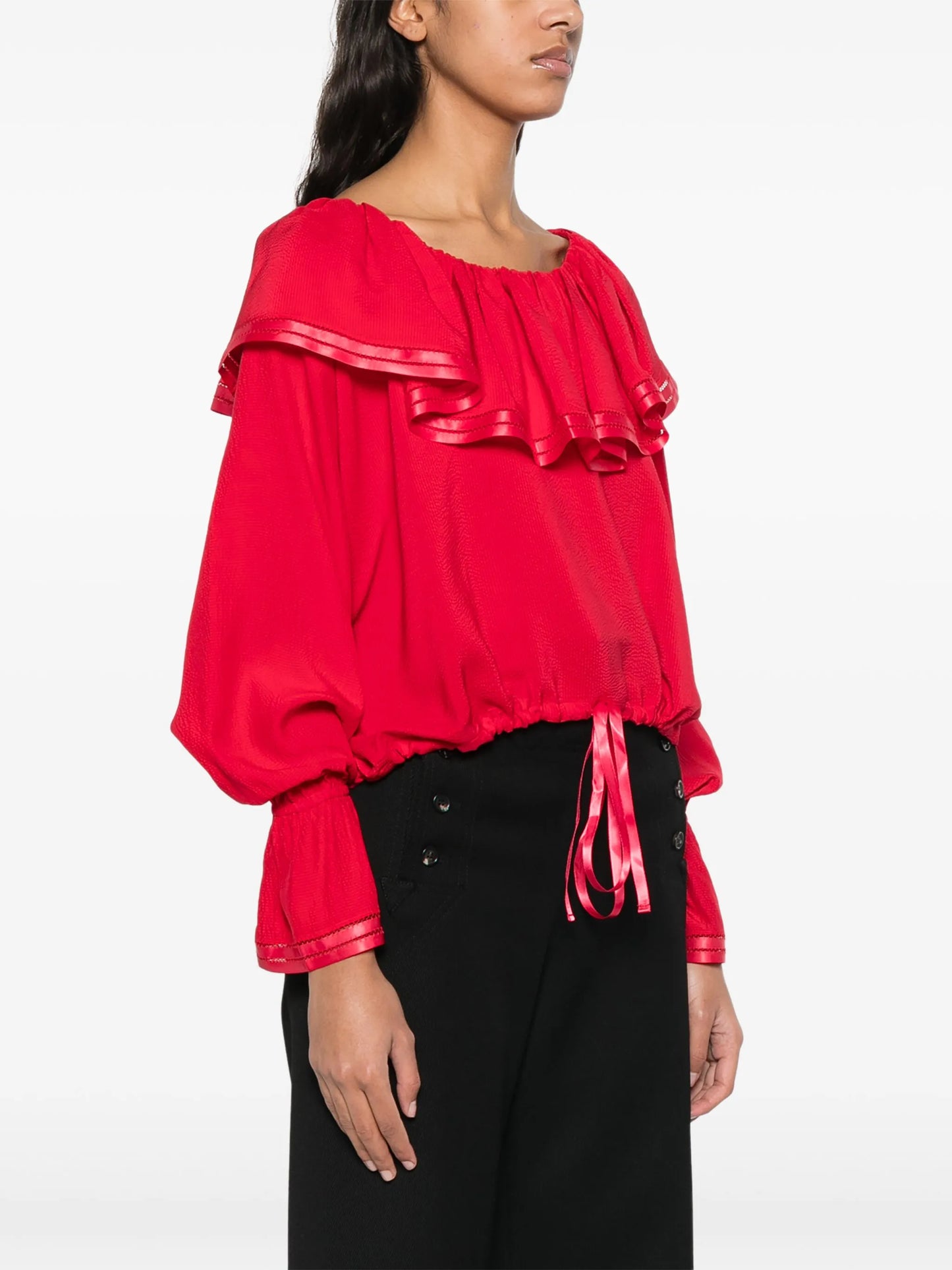 Claret blouse