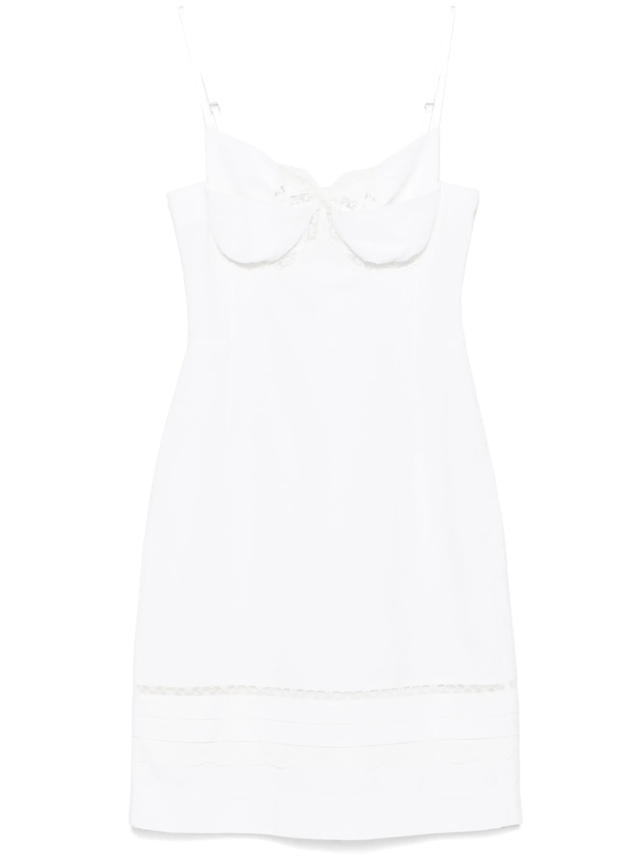 double-bodice midi dress