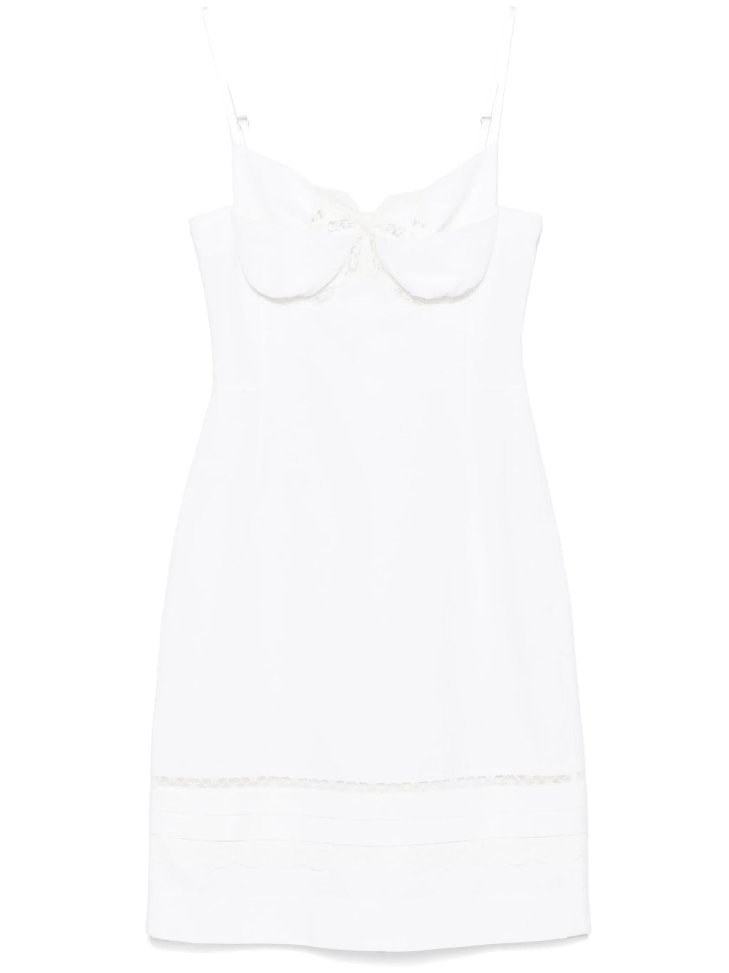 double-bodice midi dress