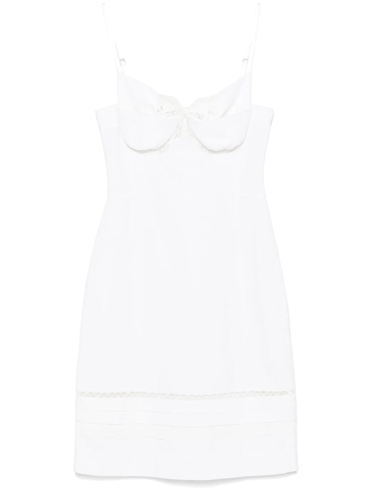 double-bodice midi dress