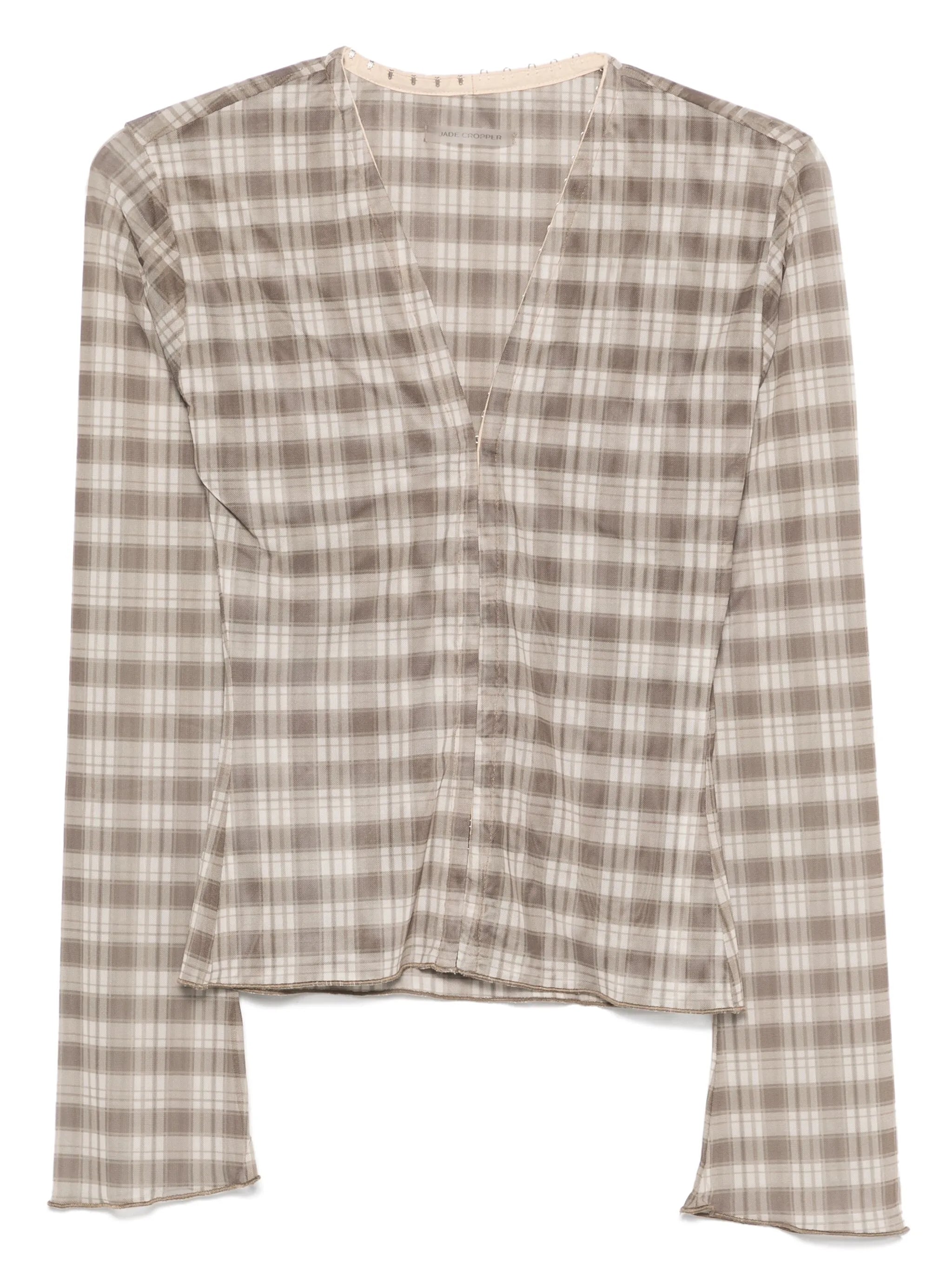 hook-eye cardigan