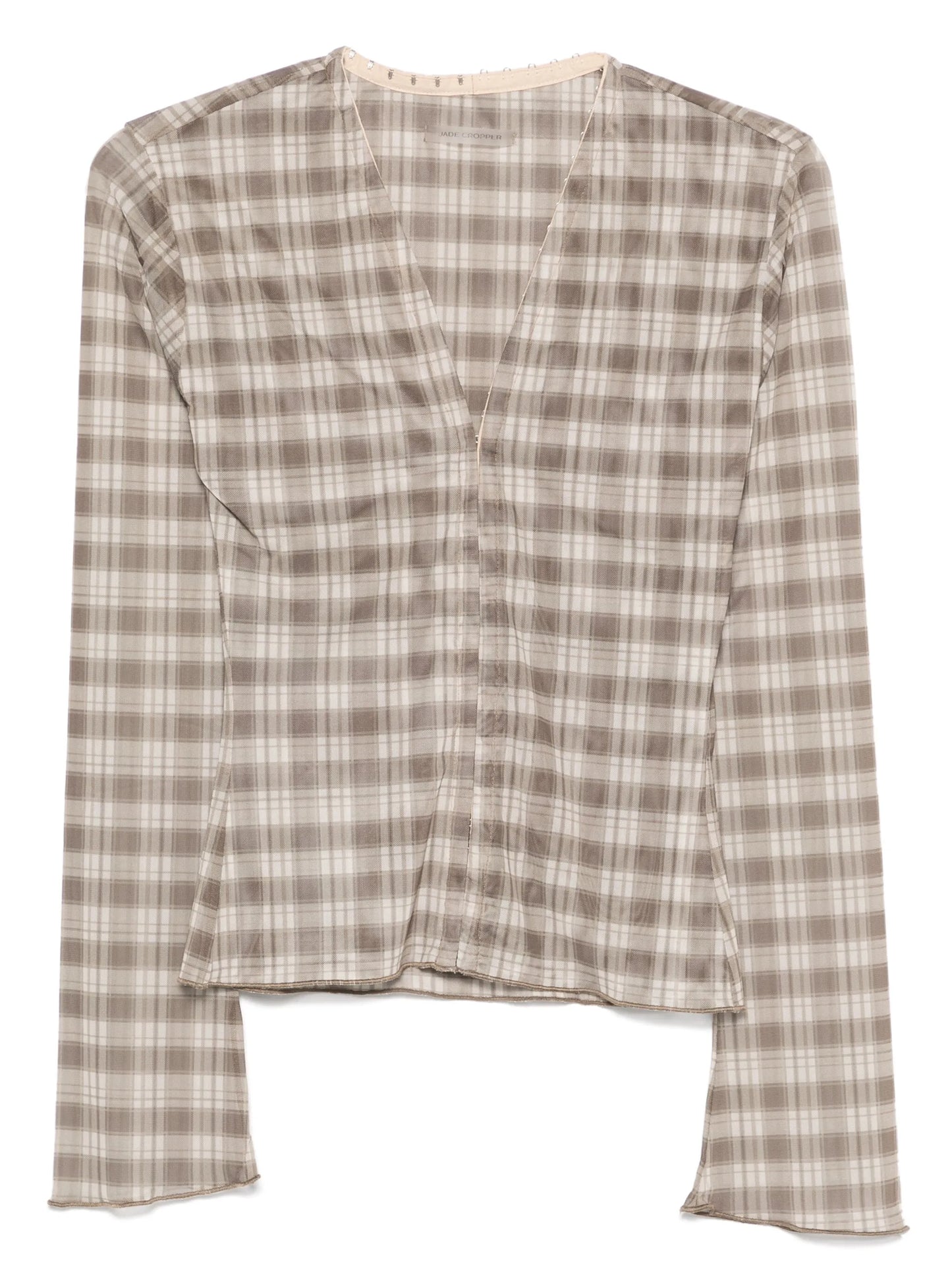 hook-eye cardigan