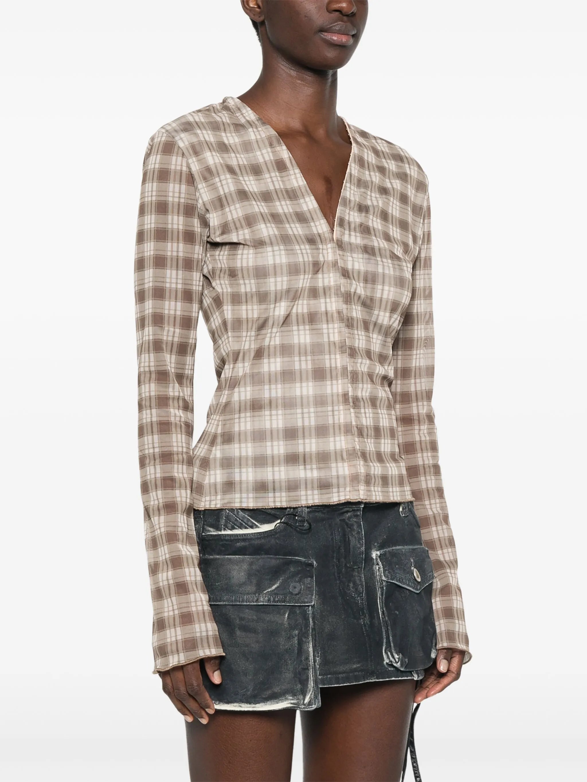hook-eye cardigan