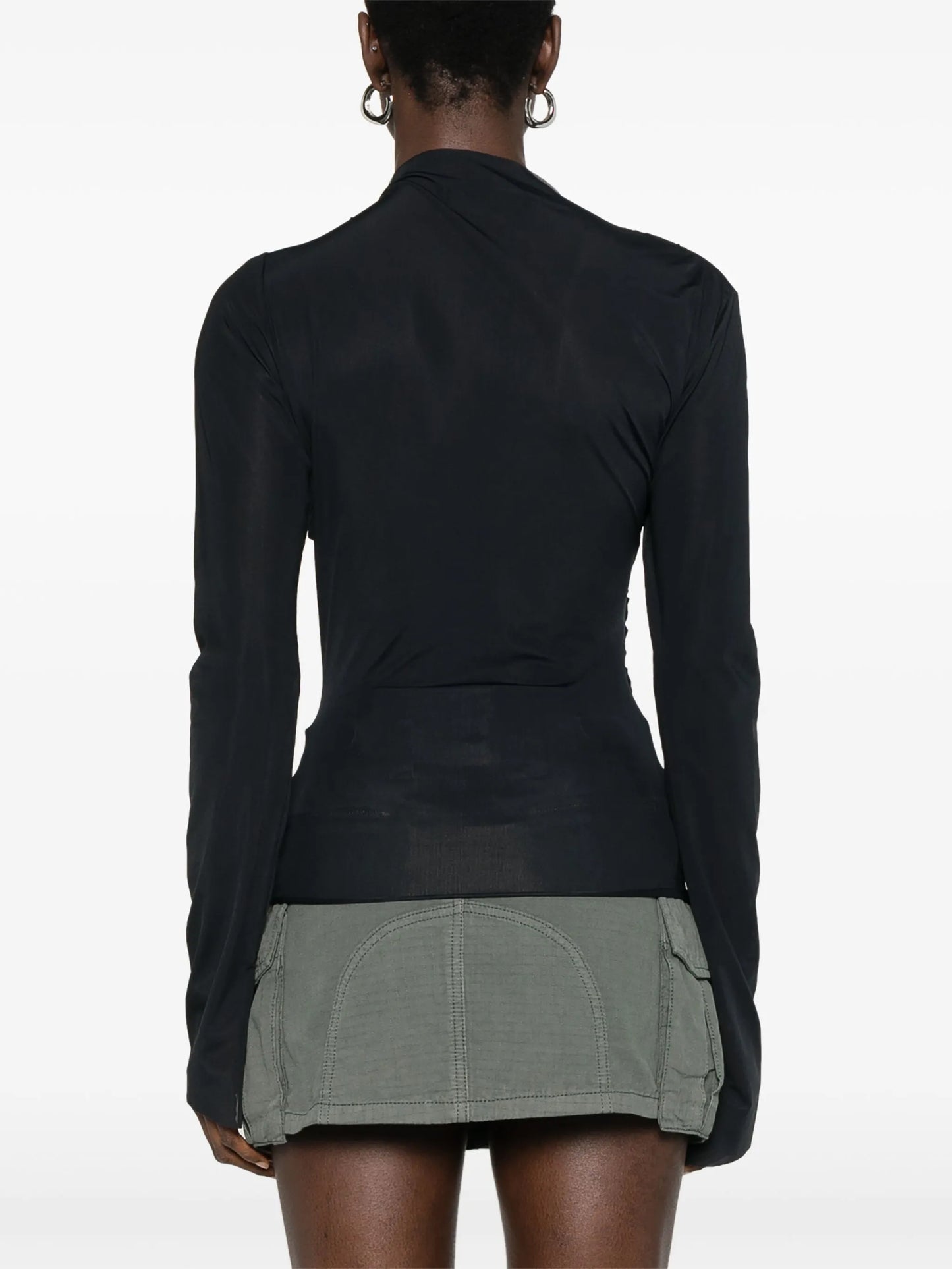 drapped top