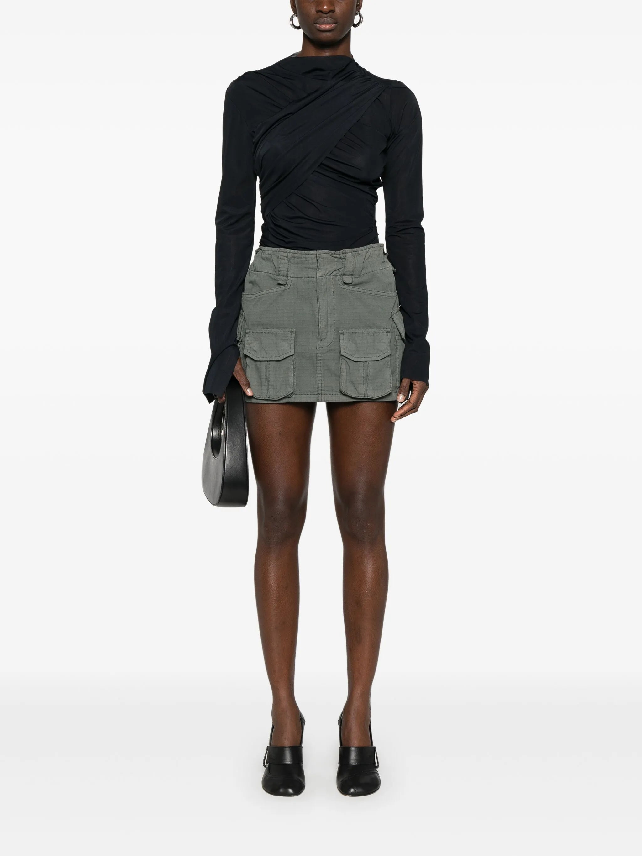 drapped top