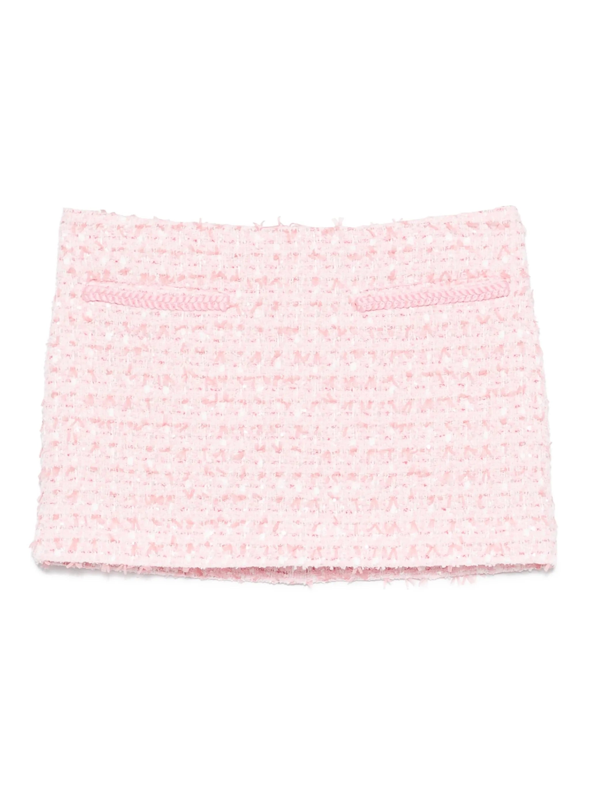 tweed mini skirt