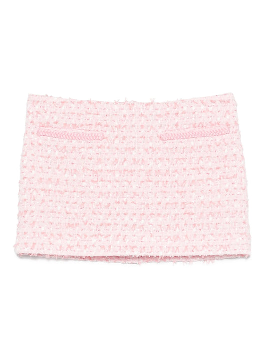 tweed mini skirt