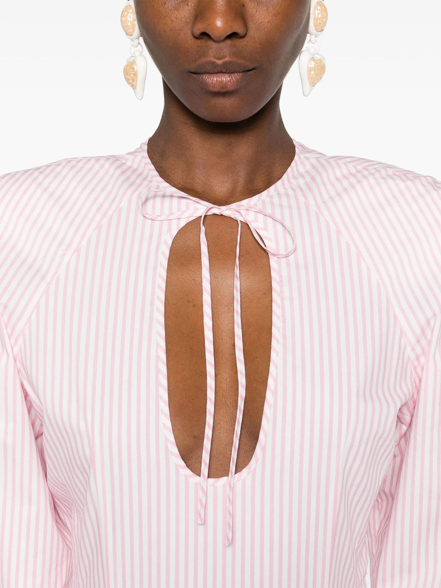 striped mini dress