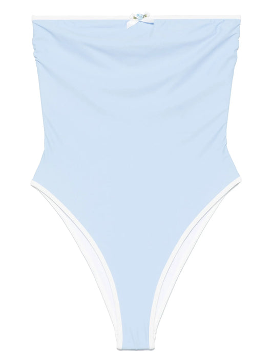 strapless swimsuit