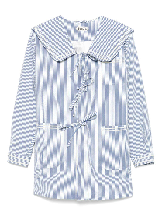 Club Stripe sailor coat