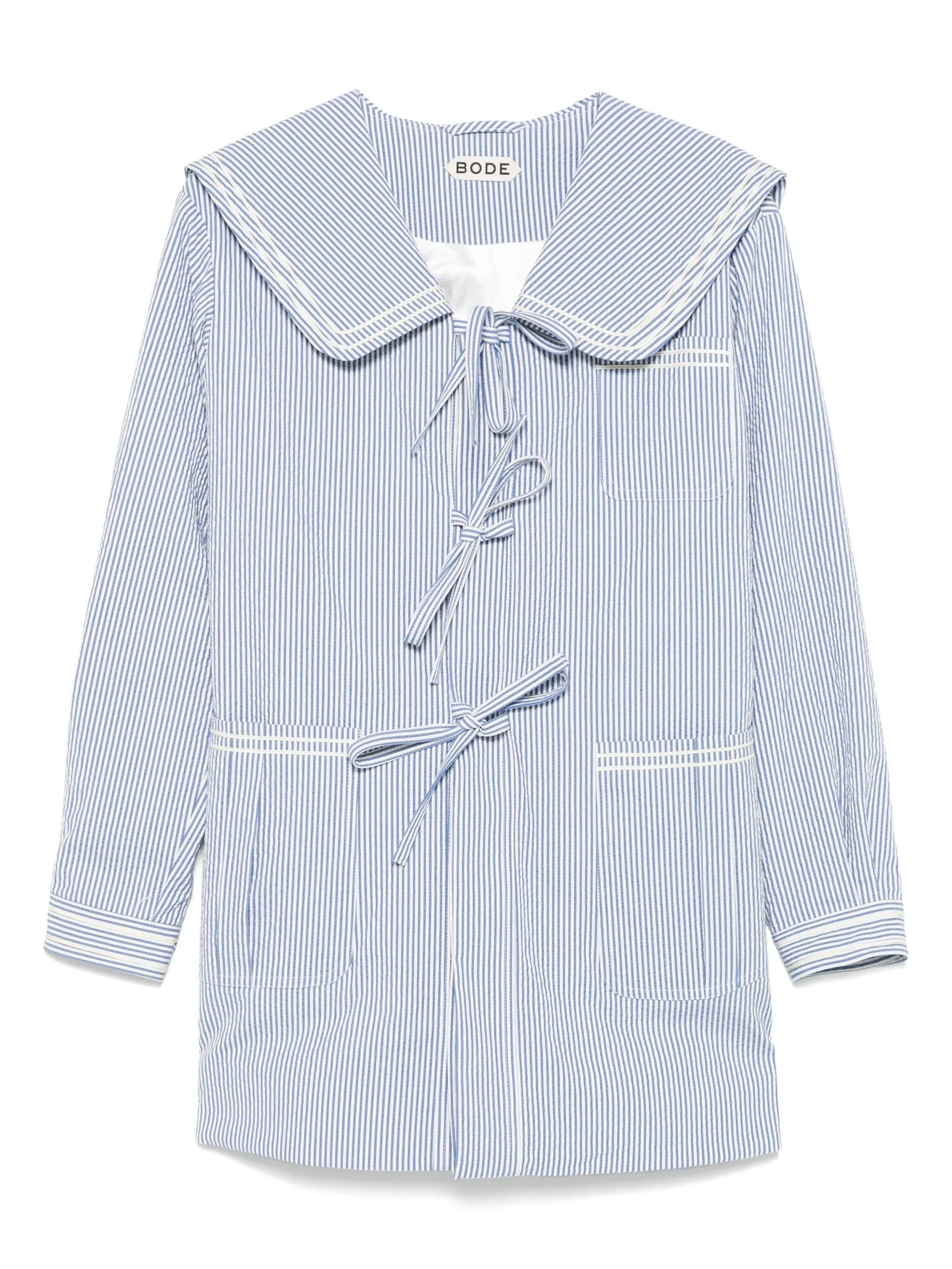 Club Stripe sailor coat