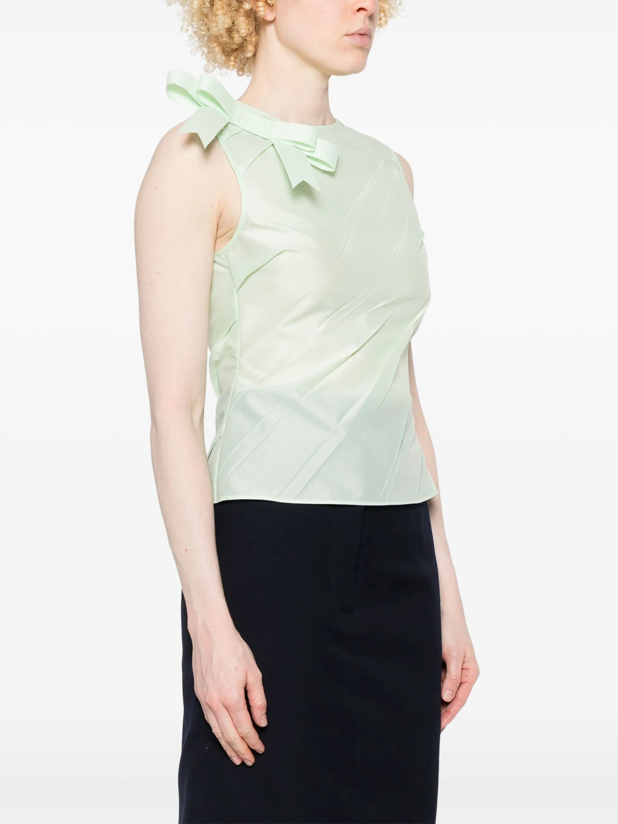 bow-detail blouse