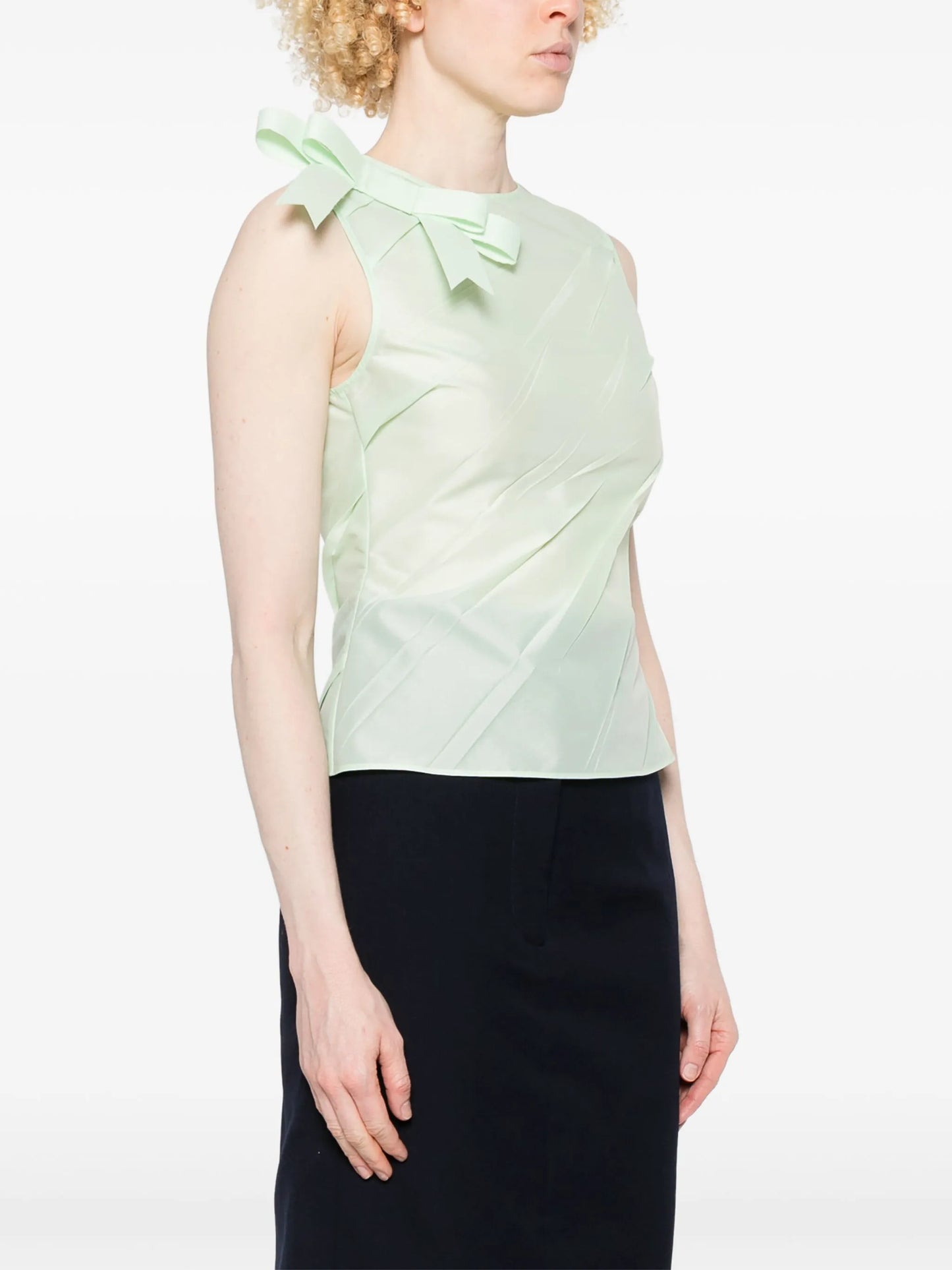bow-detail blouse