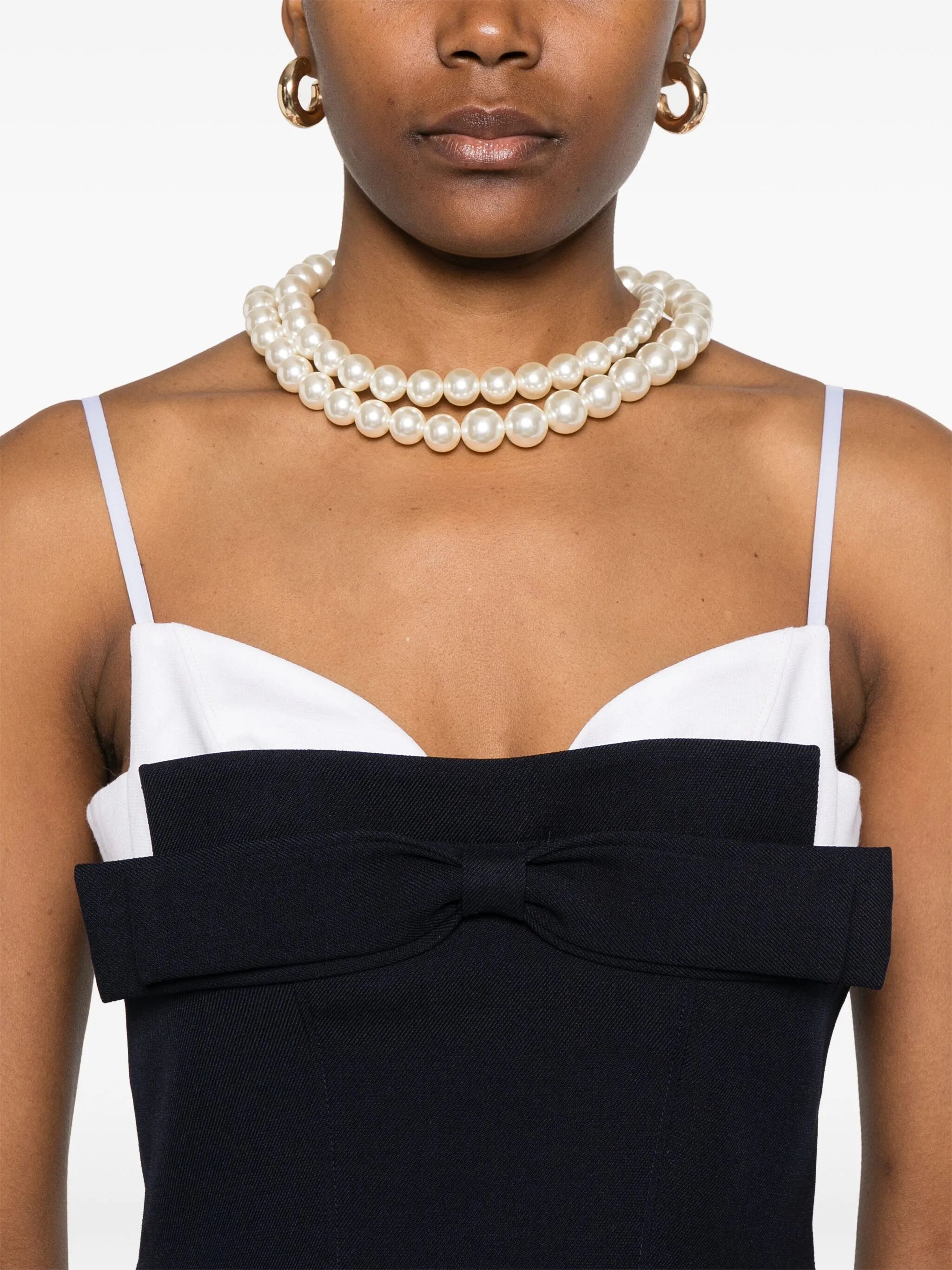 bow-detail dress