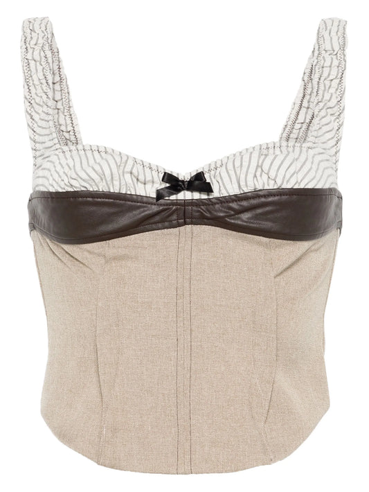 corset-style top