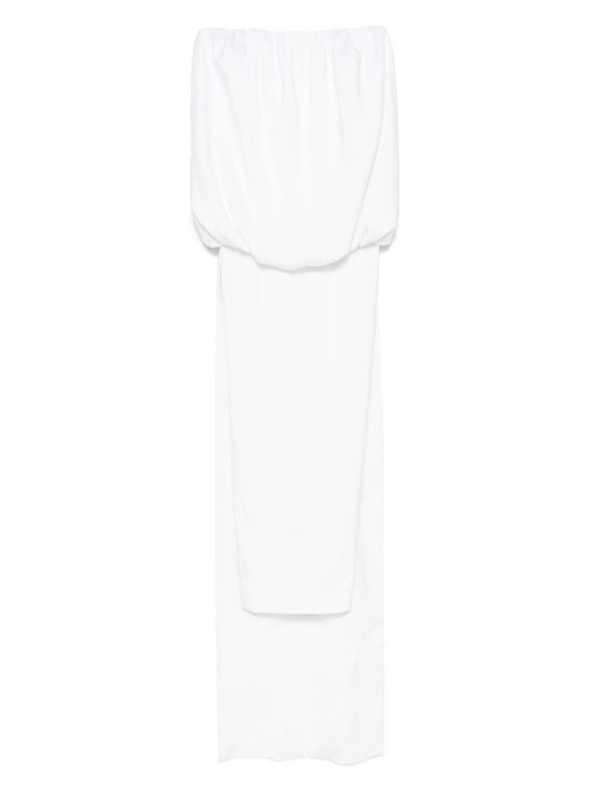 puffball-top gown