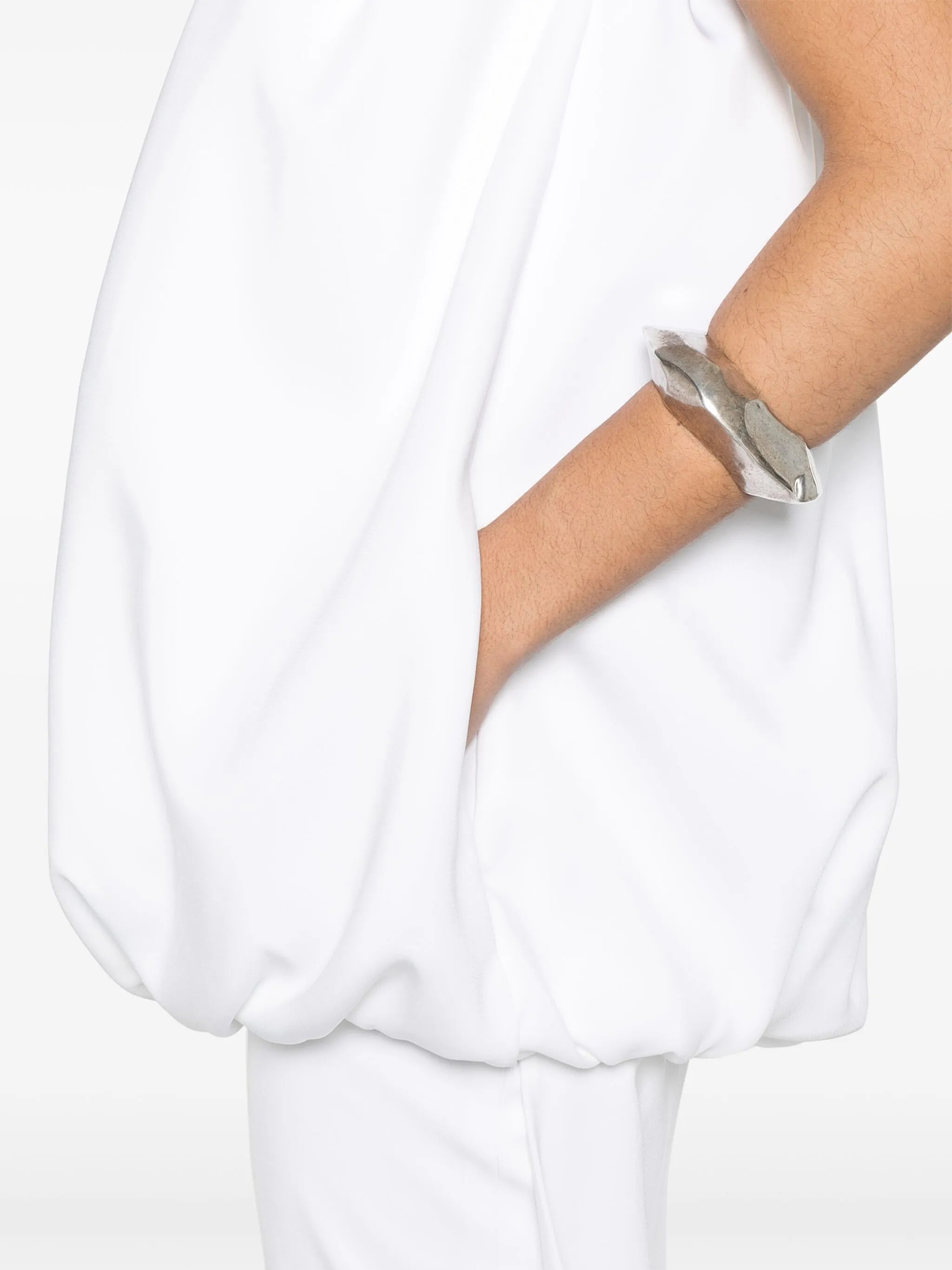 puffball-top gown