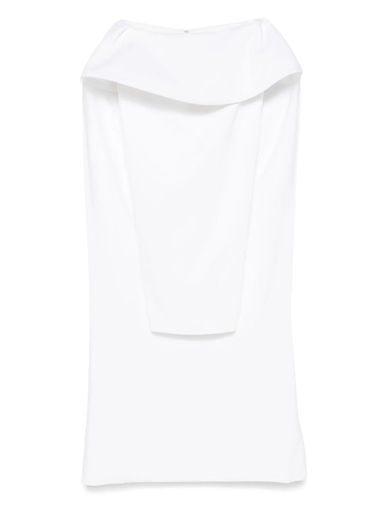 peplum midi skirt