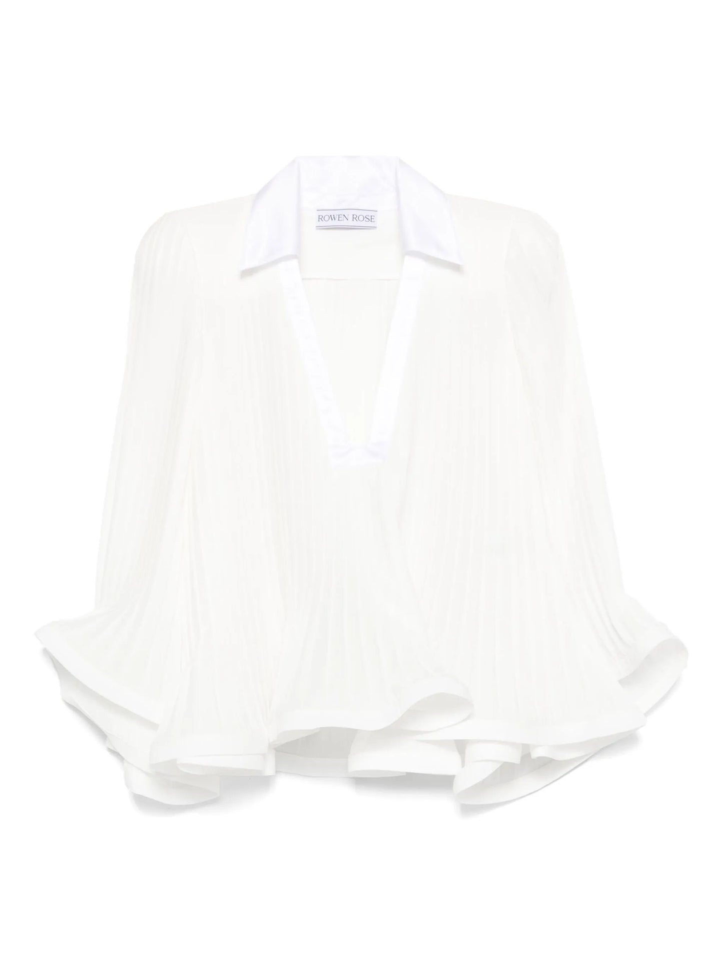 pleated blouse