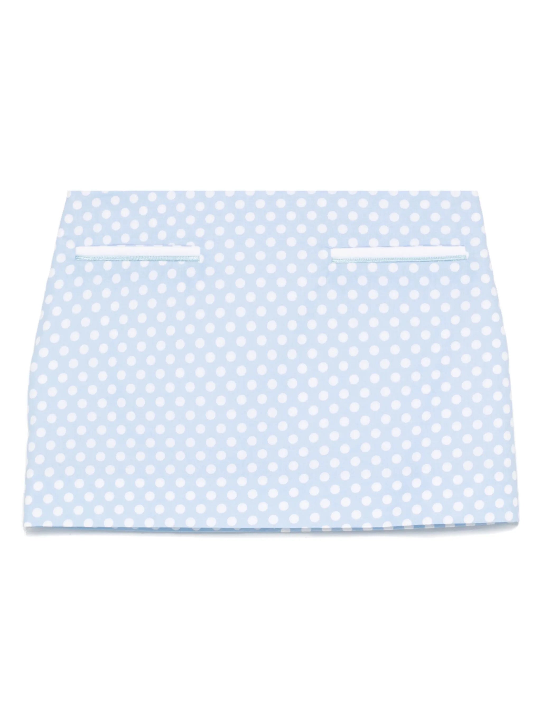 polka dot mini skirt
