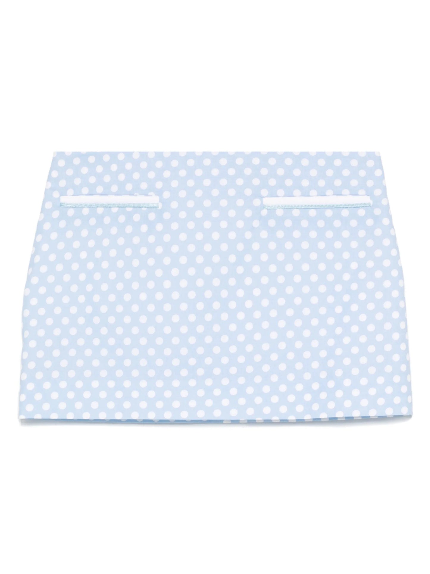 polka dot mini skirt