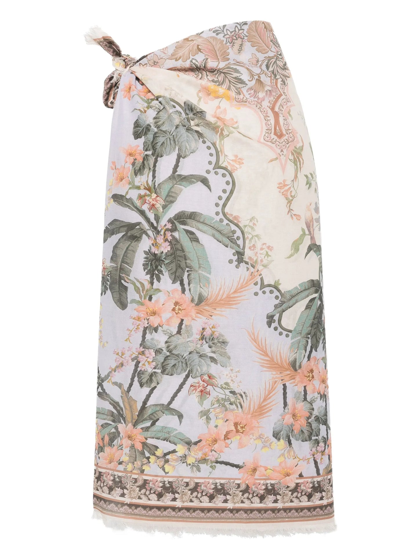 printed cotton pareo