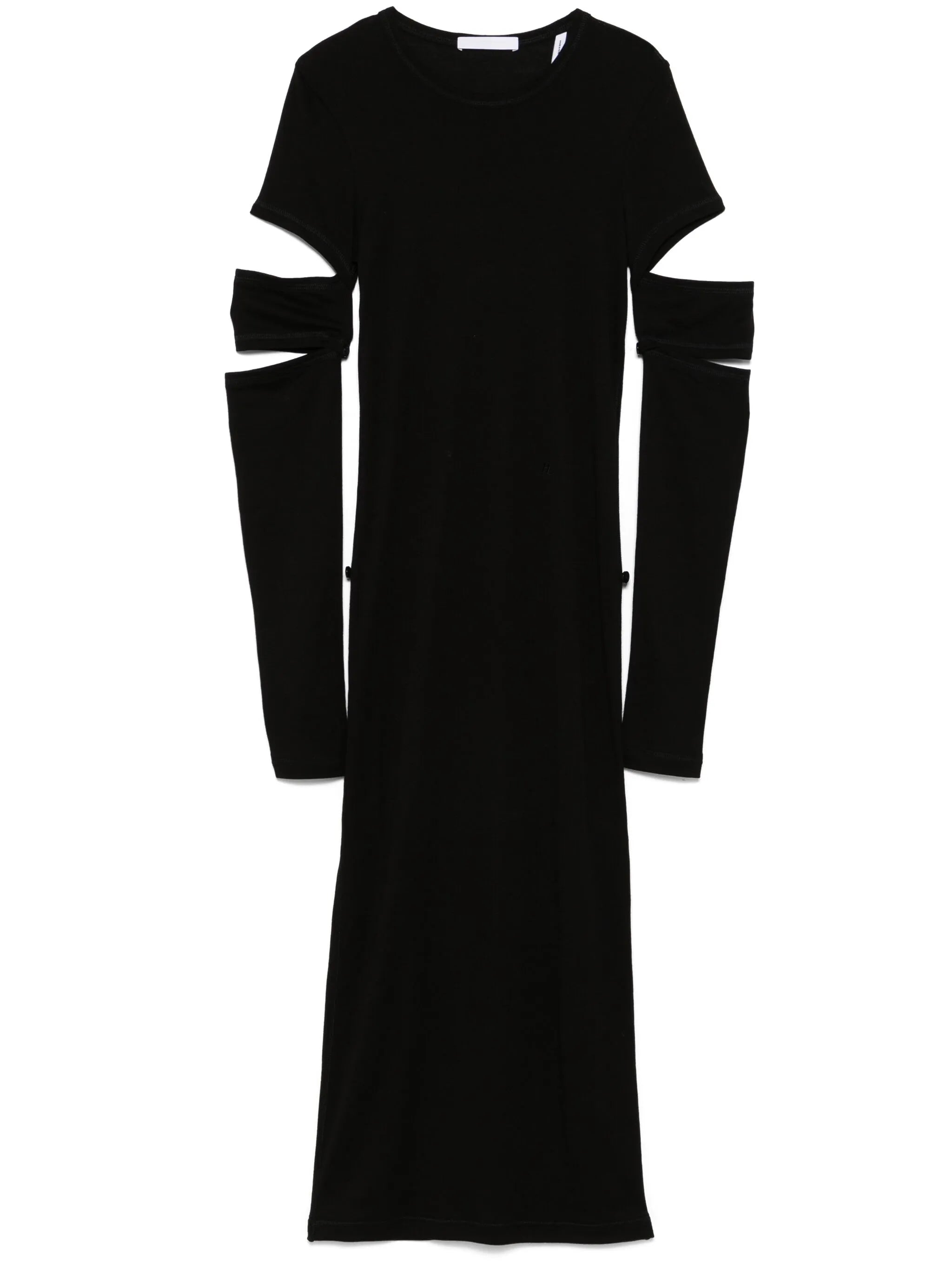 Slash midi dress