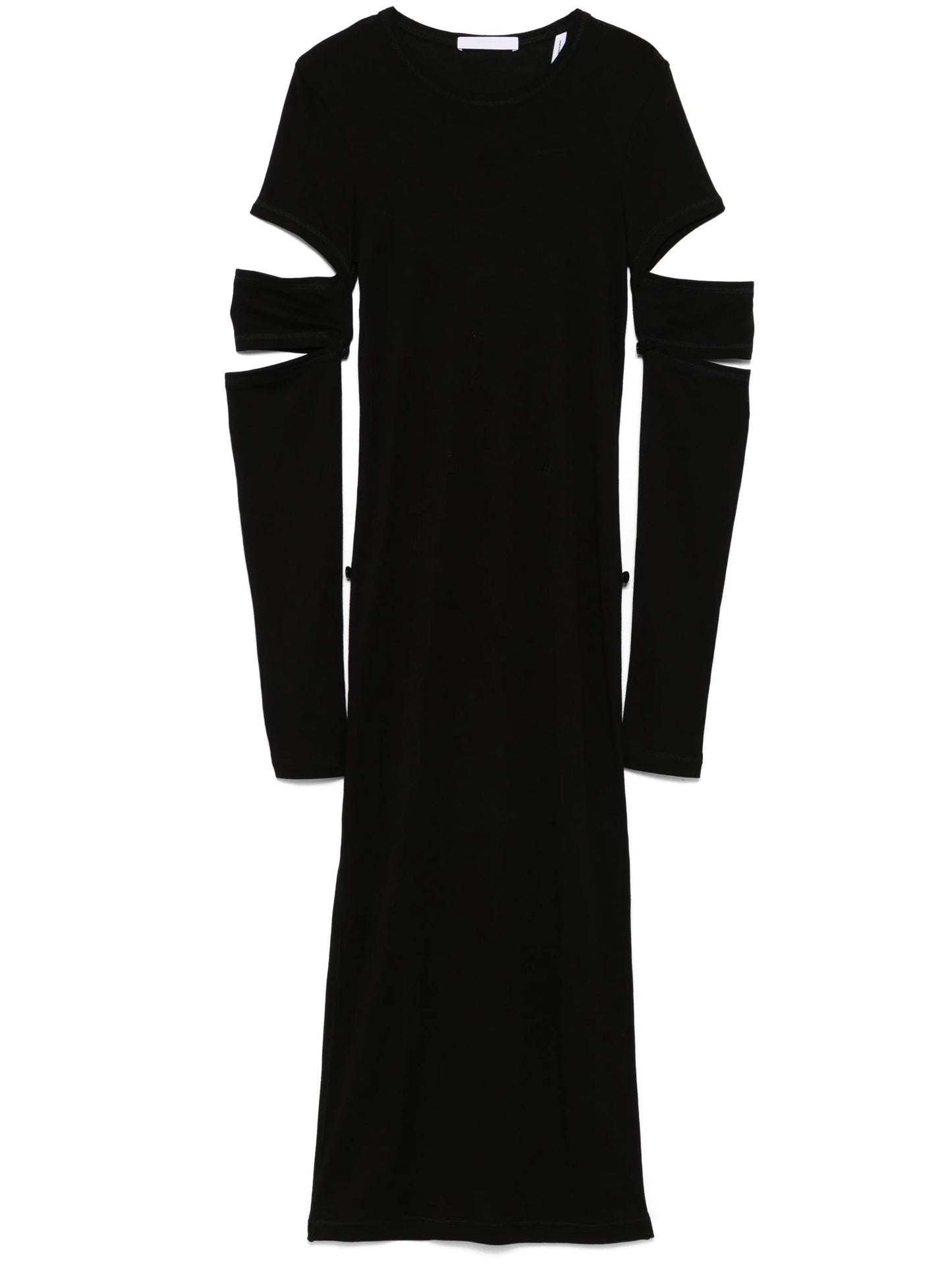 Slash midi dress