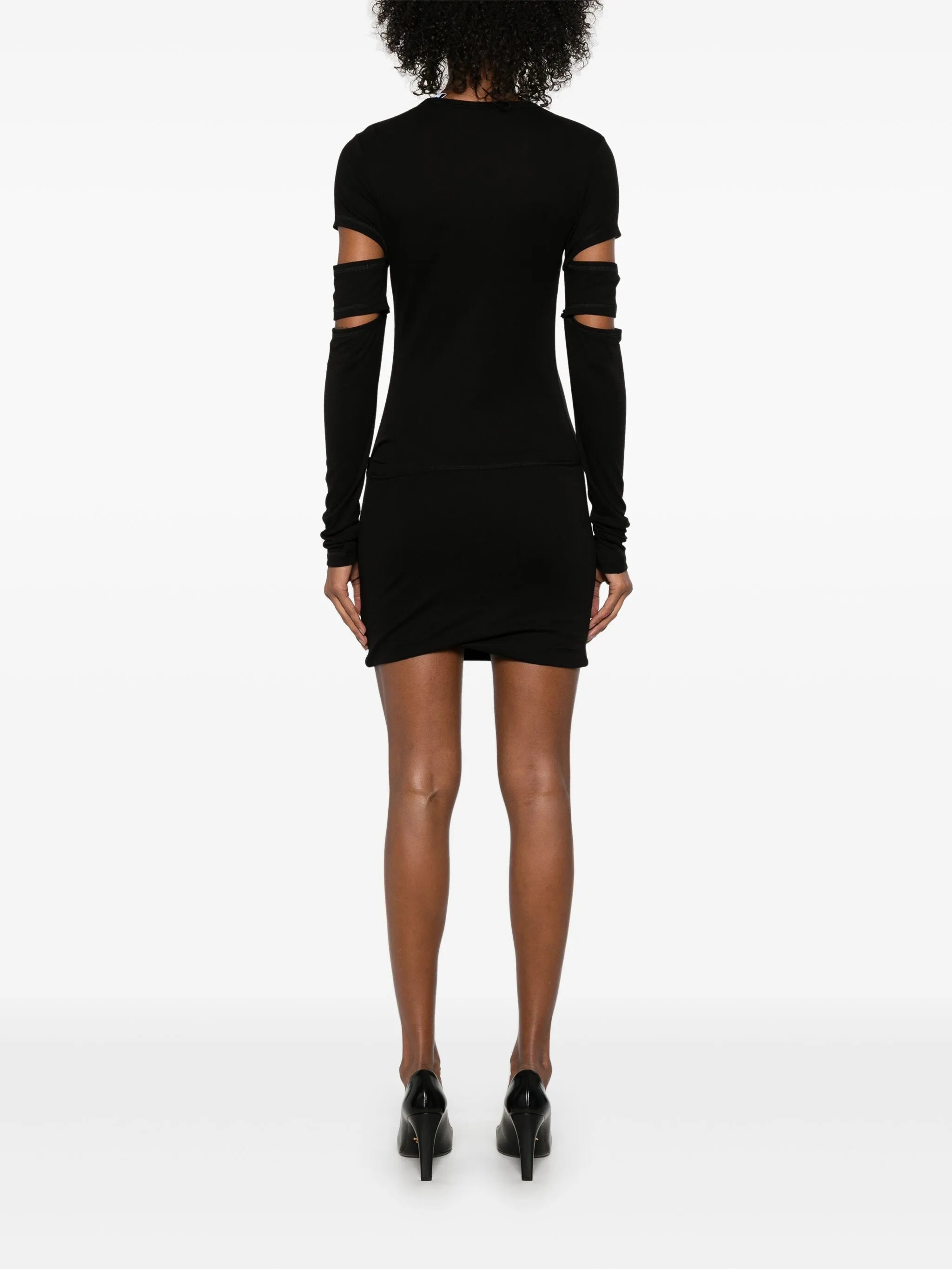 Slash midi dress