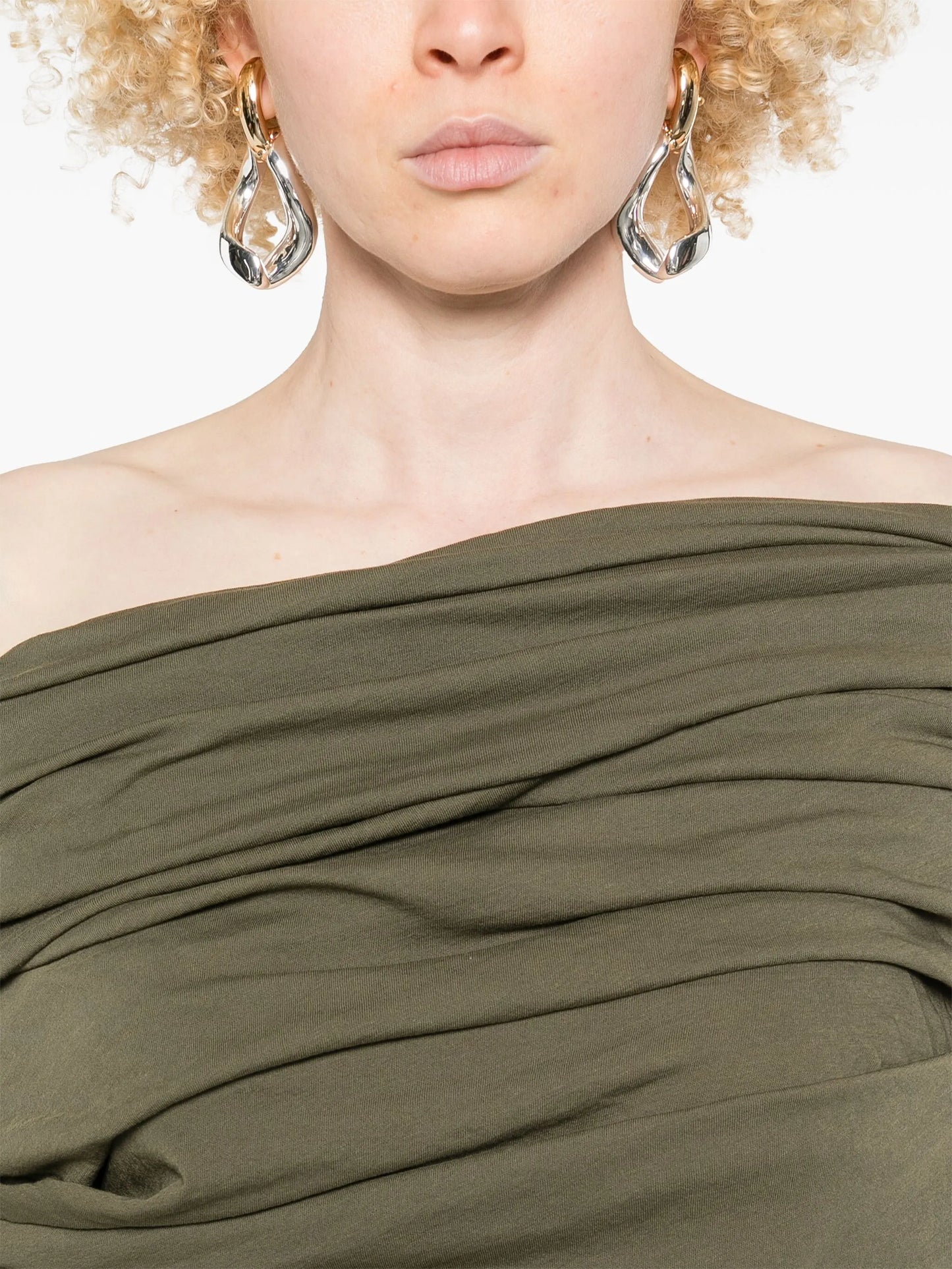 Bound midi dress