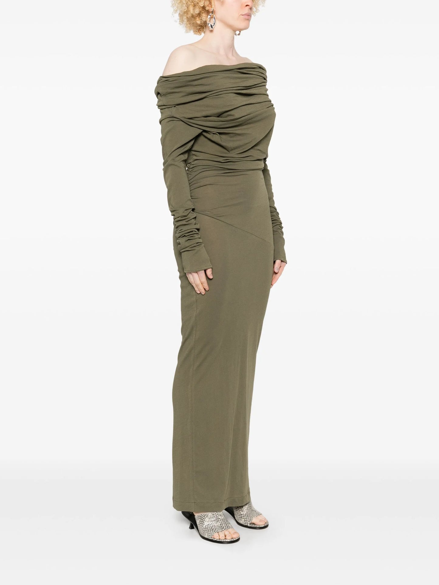 Bound midi dress