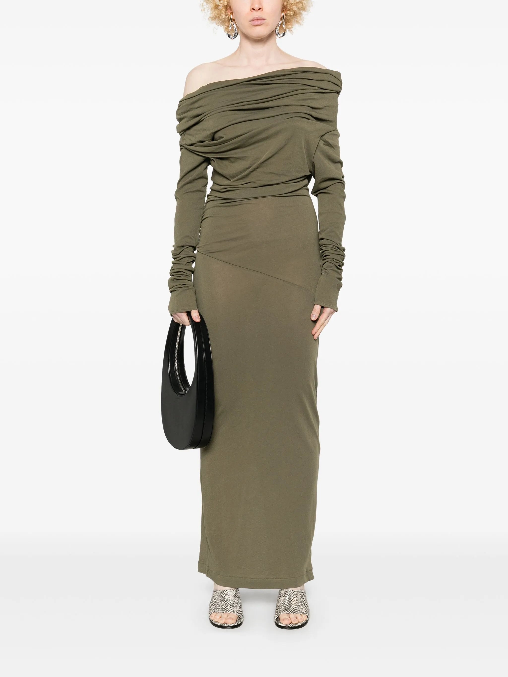Bound midi dress