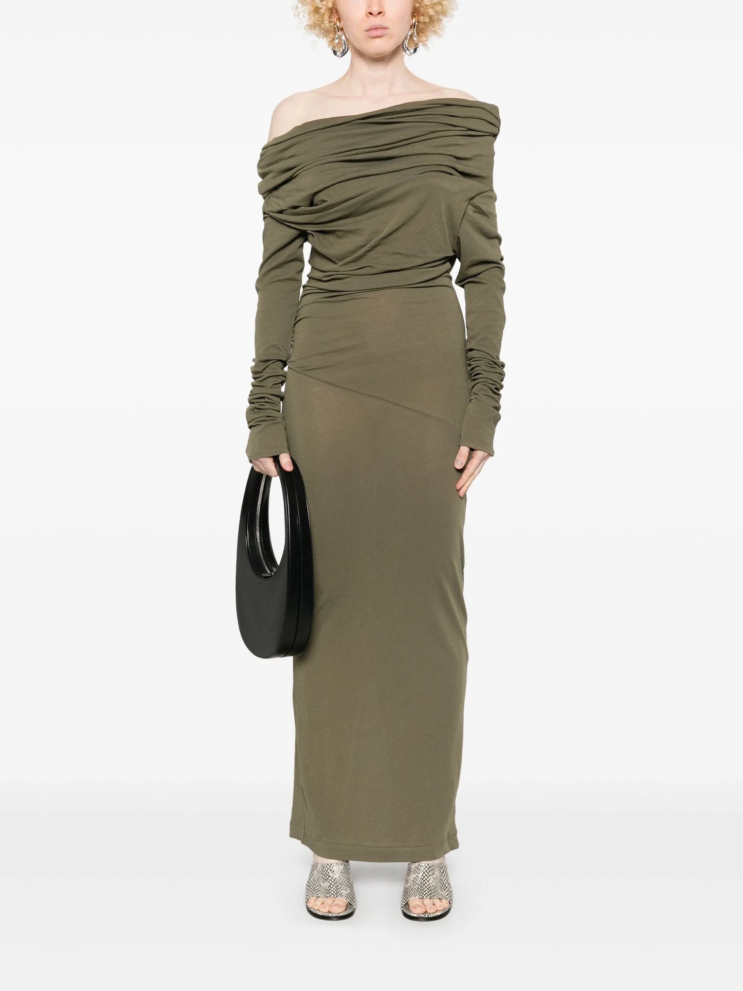 Bound midi dress