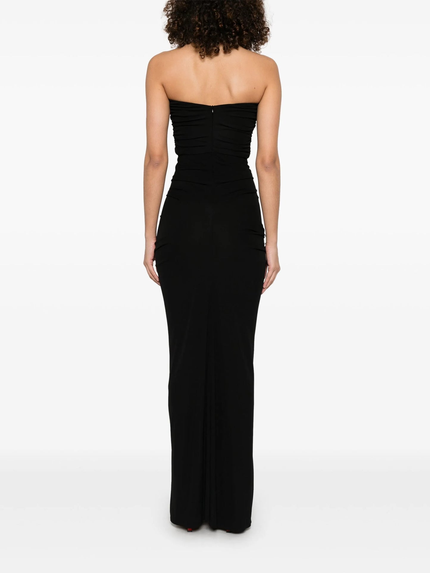 bezel-quartz maxi dress