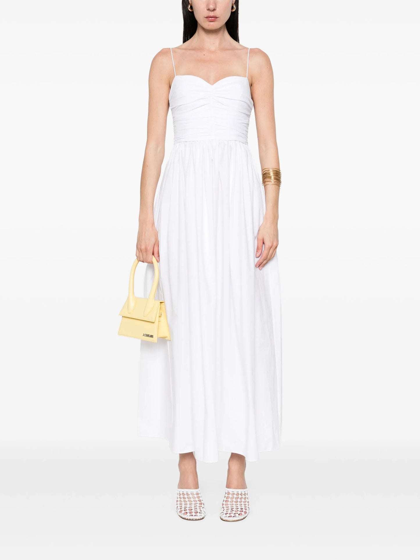 poplin maxi dress