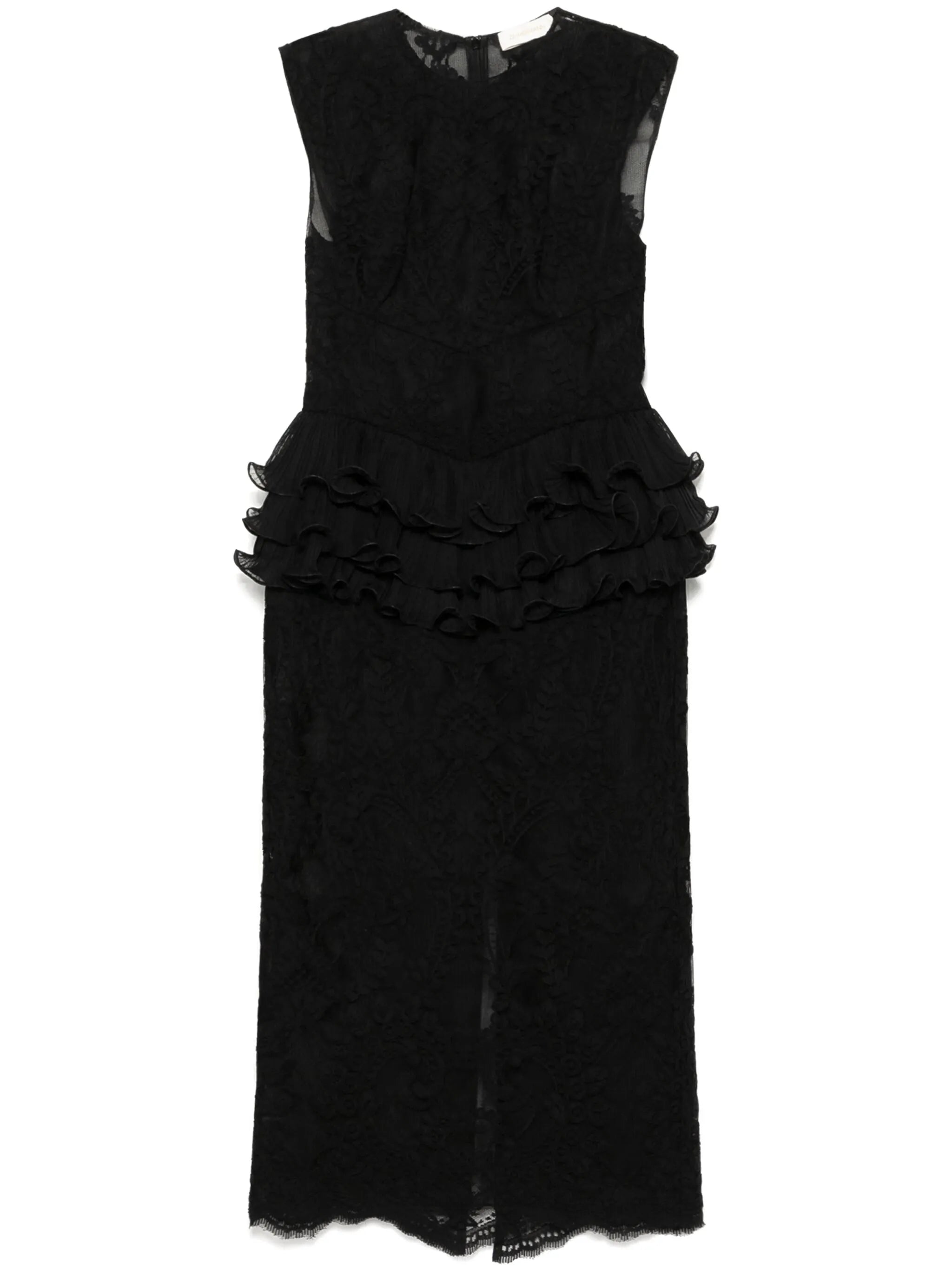 crush lace frill dress