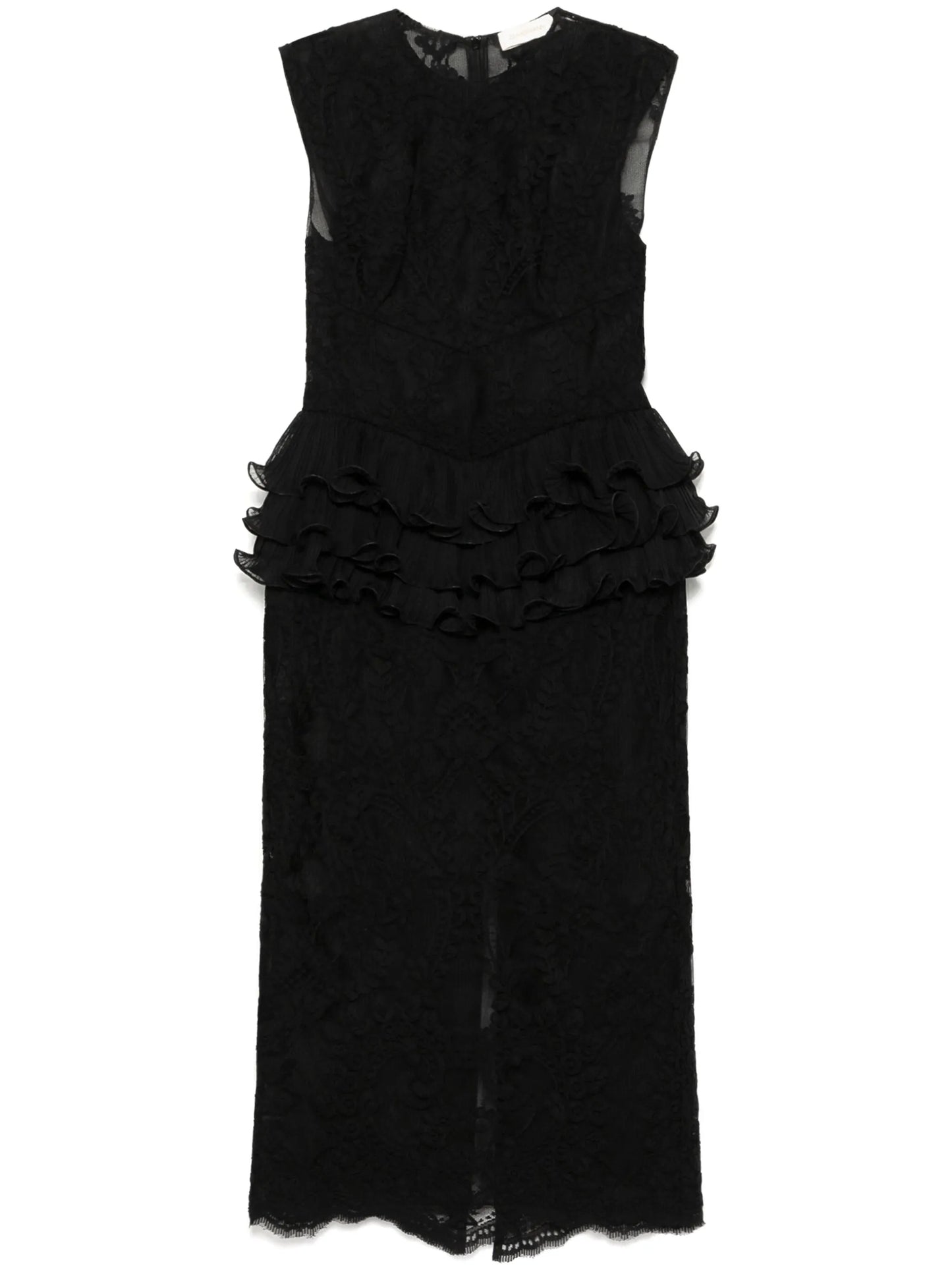 crush lace frill dress