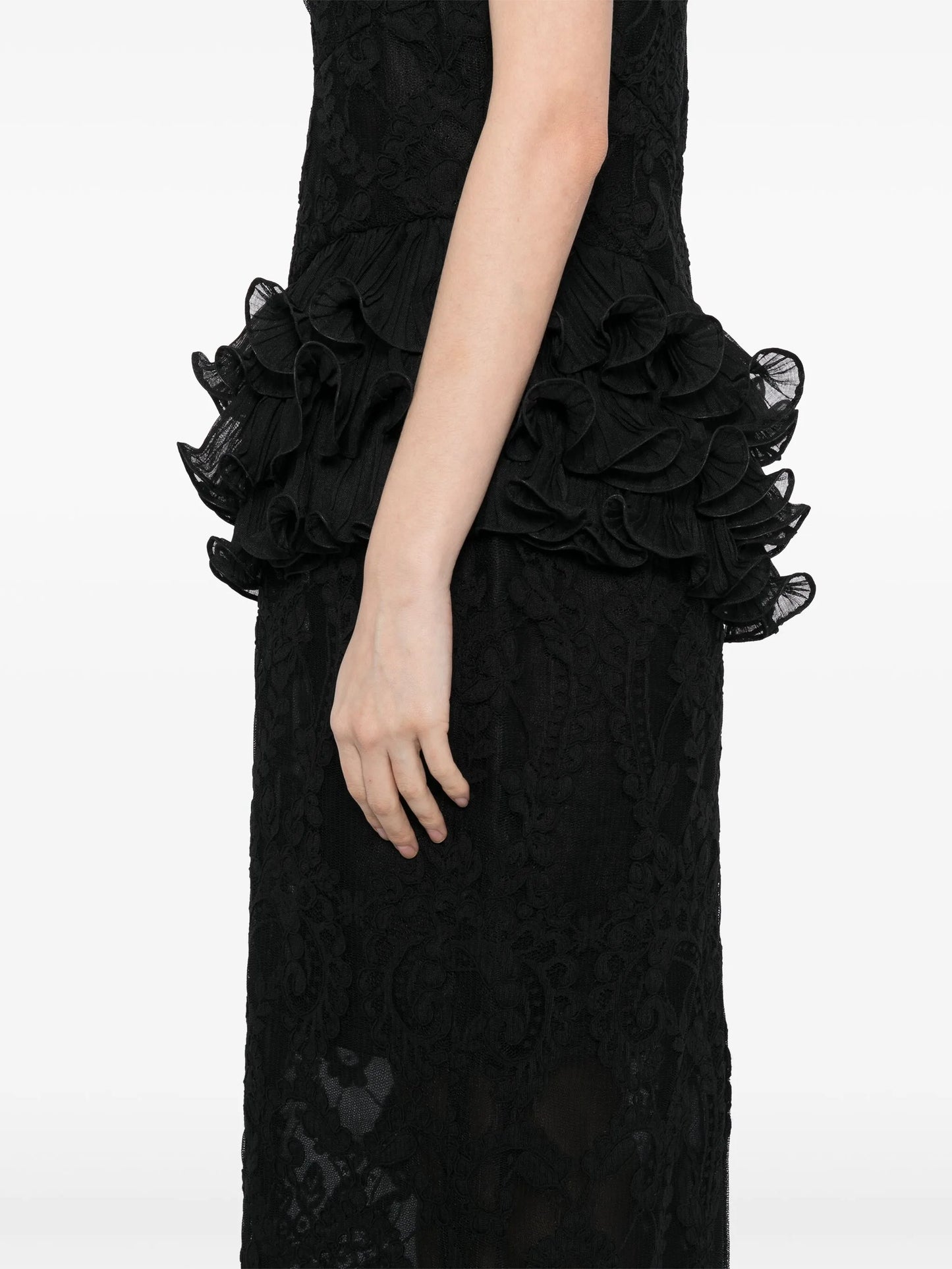 crush lace frill dress