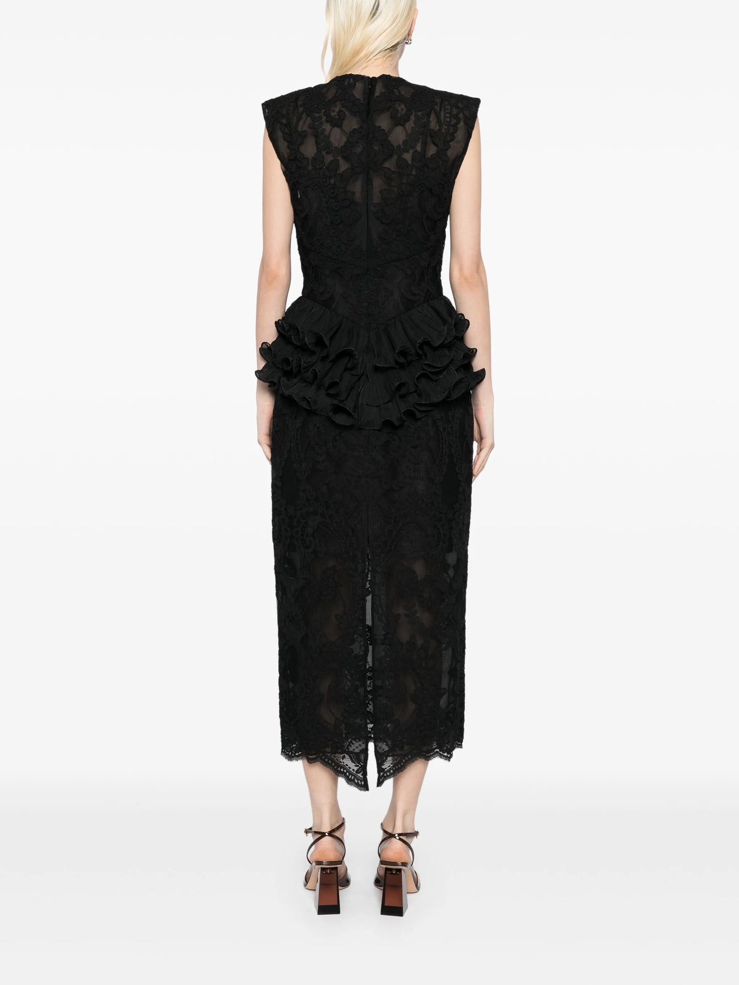 crush lace frill dress