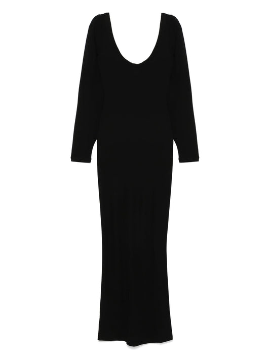 scoop-neck maxi dress