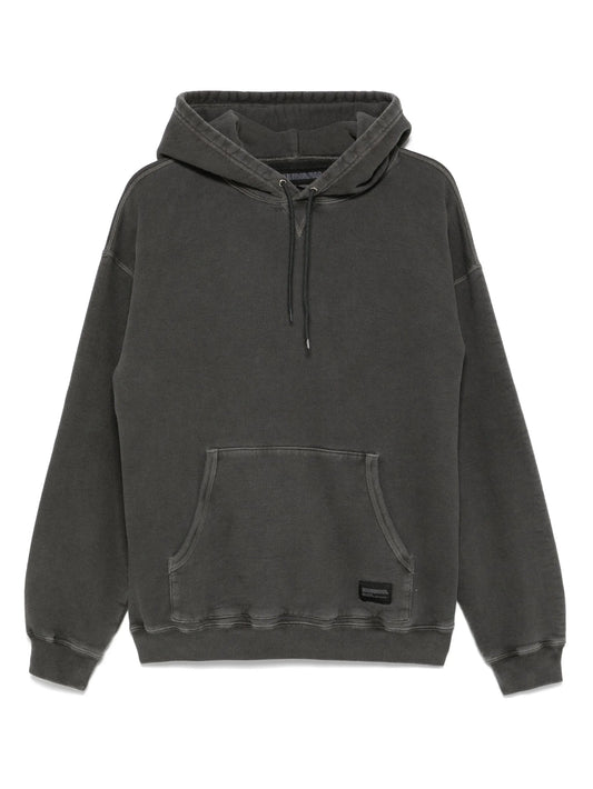 dyed sweat hoodie